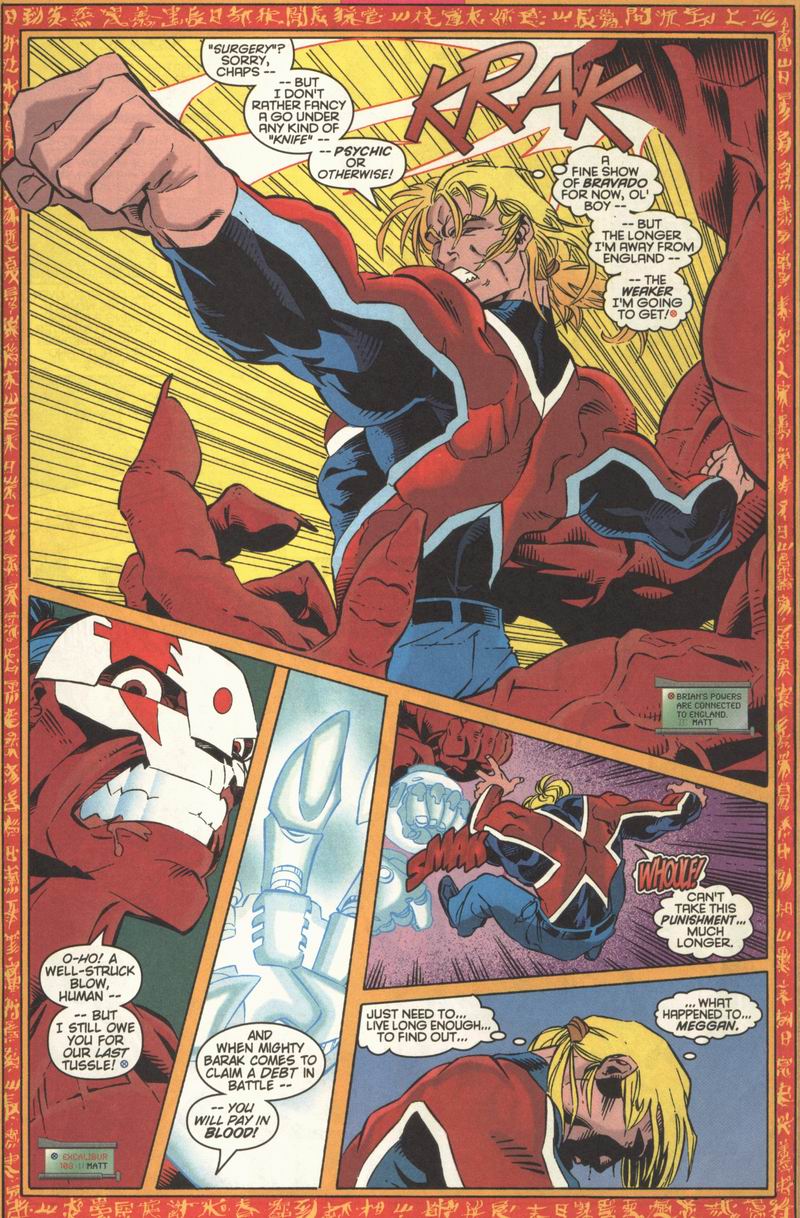 Read online Excalibur (1988) comic -  Issue #109 - 13