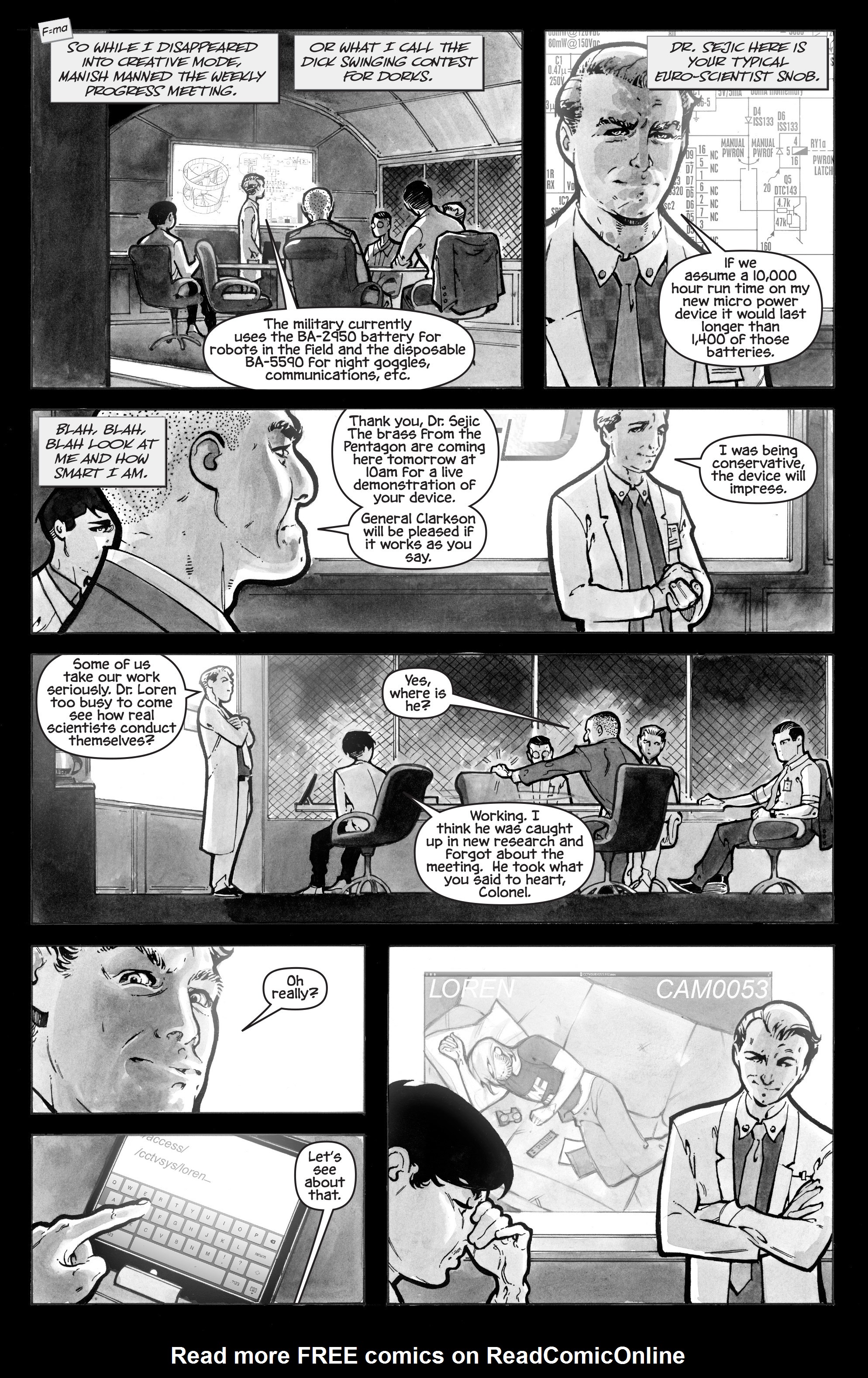 Read online Think Tank comic -  Issue #1 - 13
