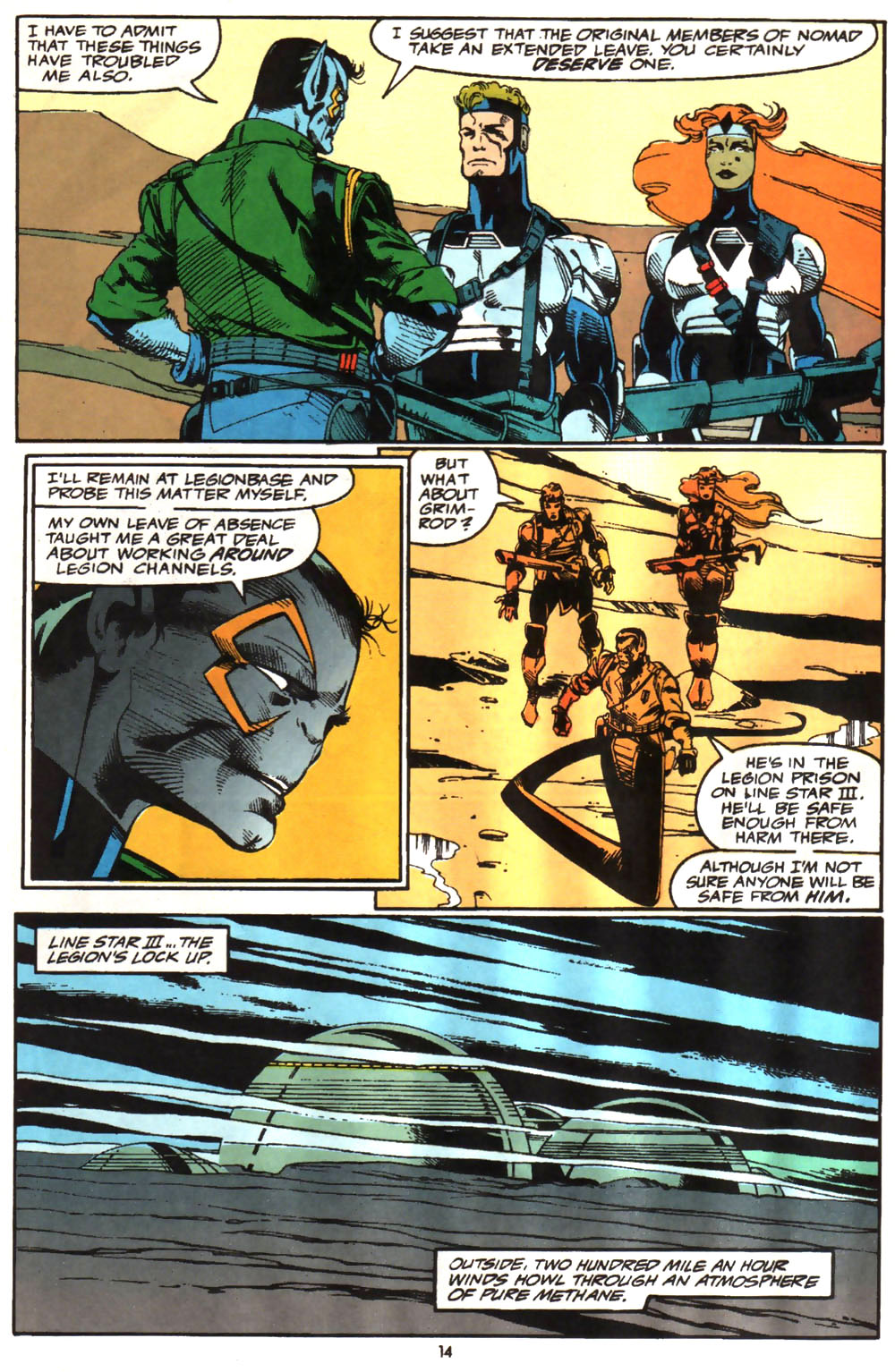 Read online Alien Legion (1987) comic -  Issue #7 - 16