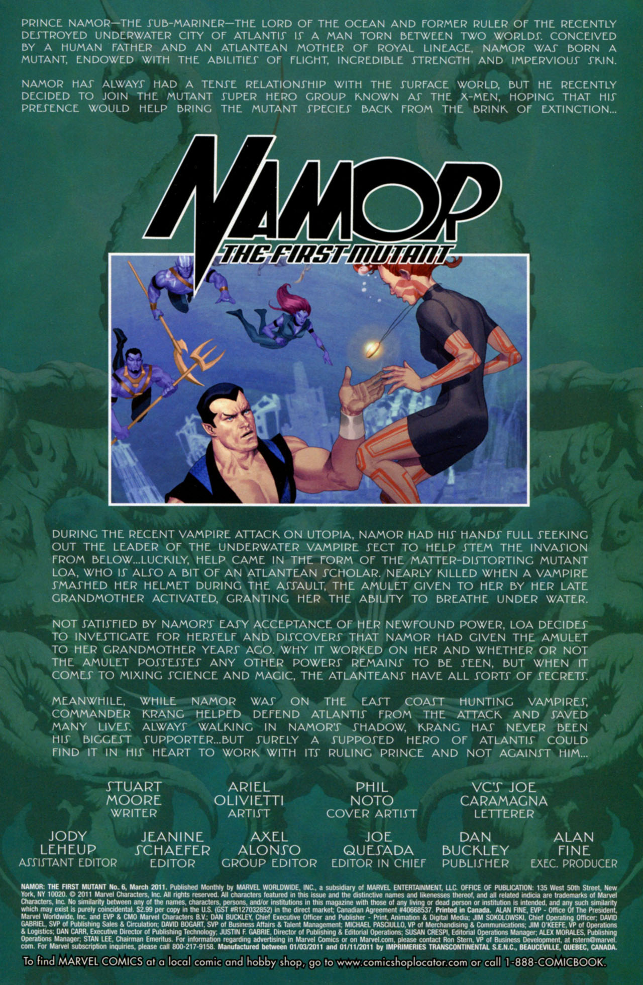 Read online Namor: The First Mutant comic -  Issue #6 - 2
