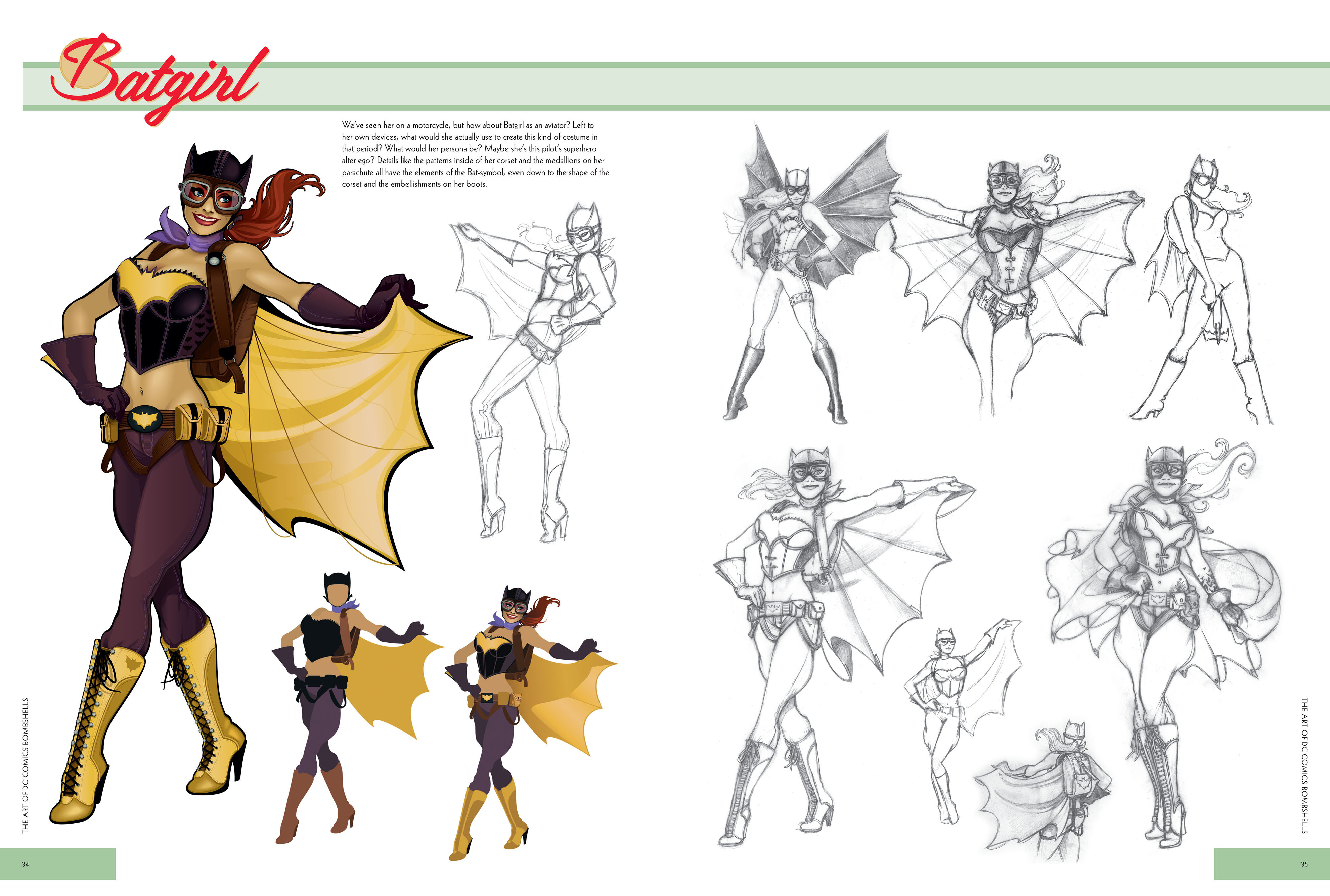 Read online The Art of DC Comics Bombshells comic -  Issue # TPB (Part 1) - 23