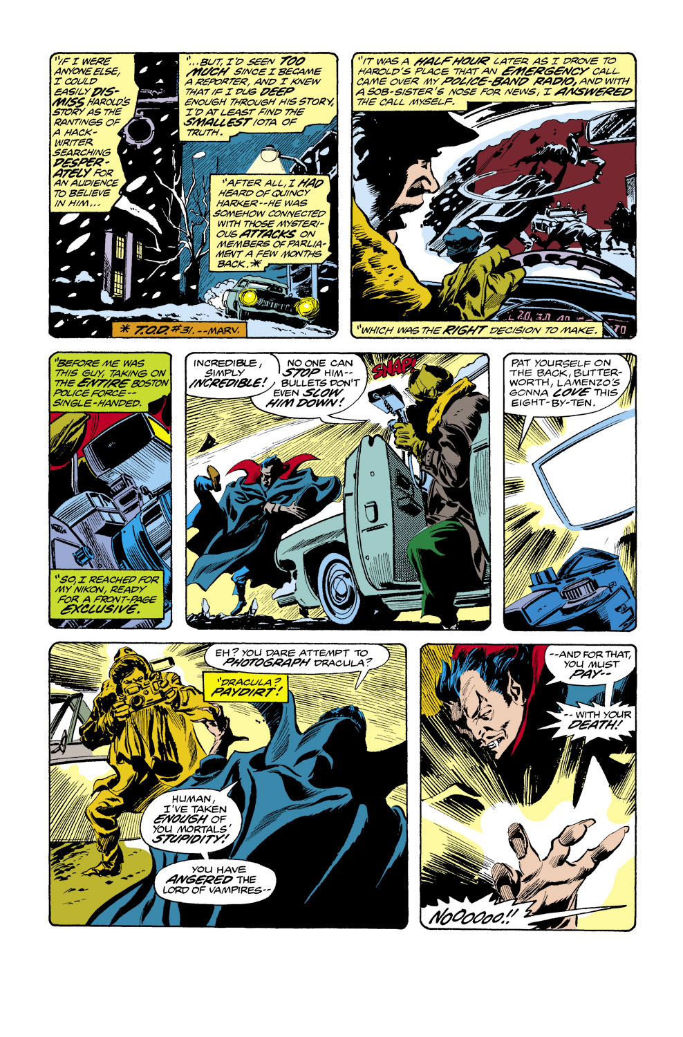 Read online Tomb of Dracula (1972) comic -  Issue #43 - 9
