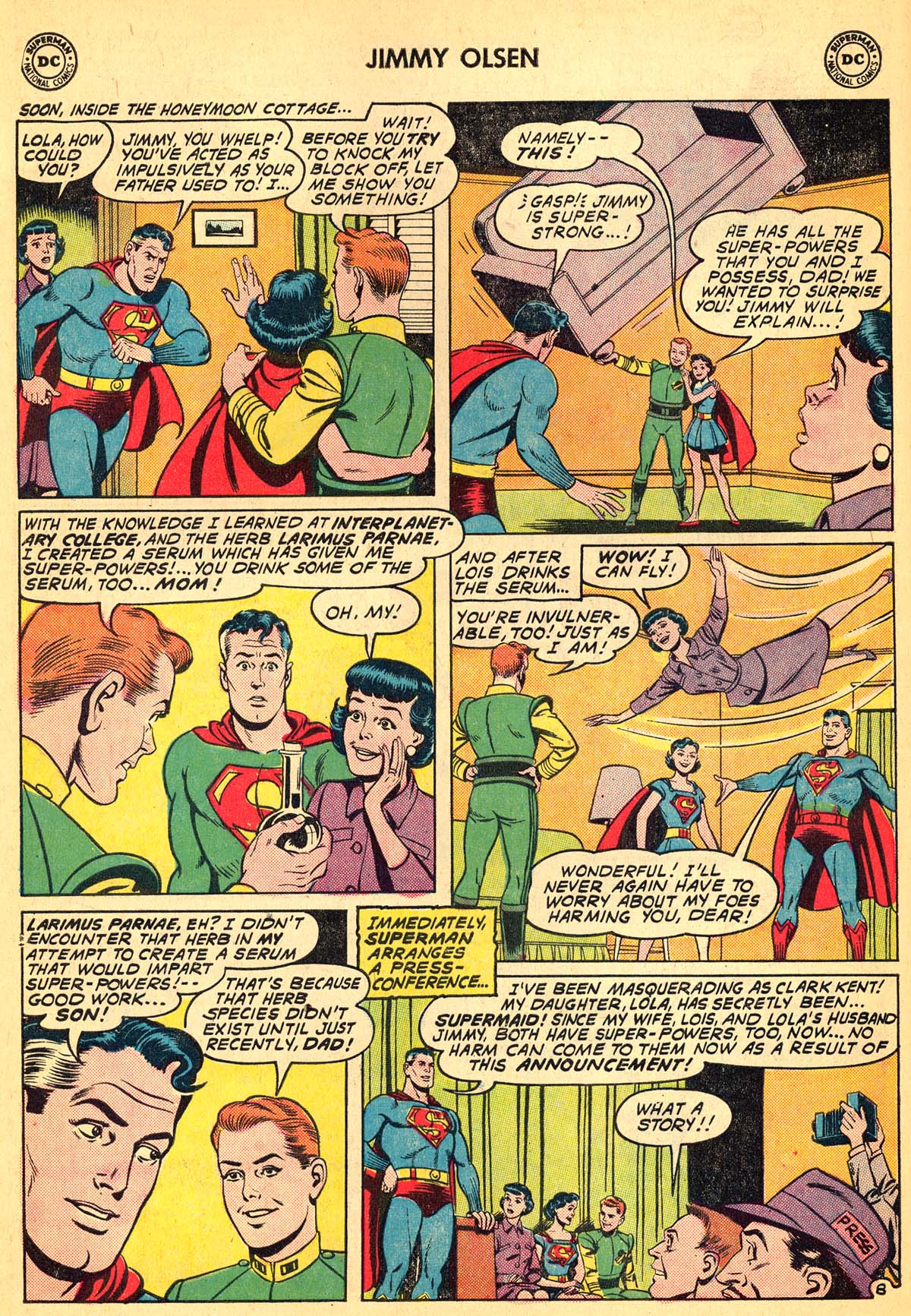 Read online Superman's Pal Jimmy Olsen comic -  Issue #56 - 10