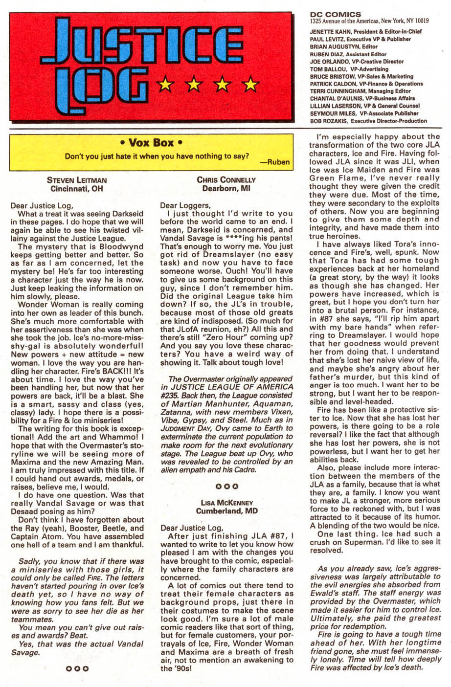 Read online Justice League America comic -  Issue #91 - 23