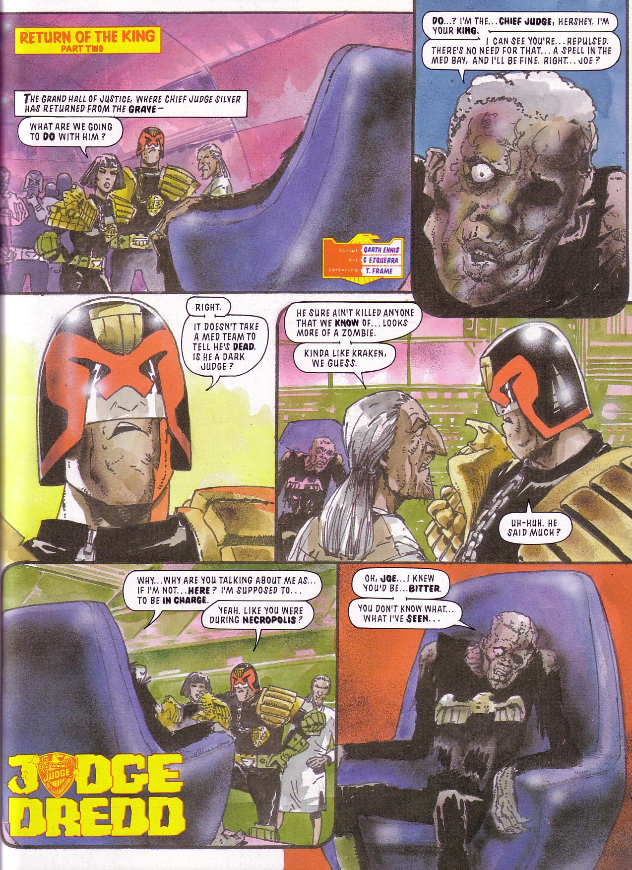 Read online Judge Dredd: Death Aid comic -  Issue # TPB - 55