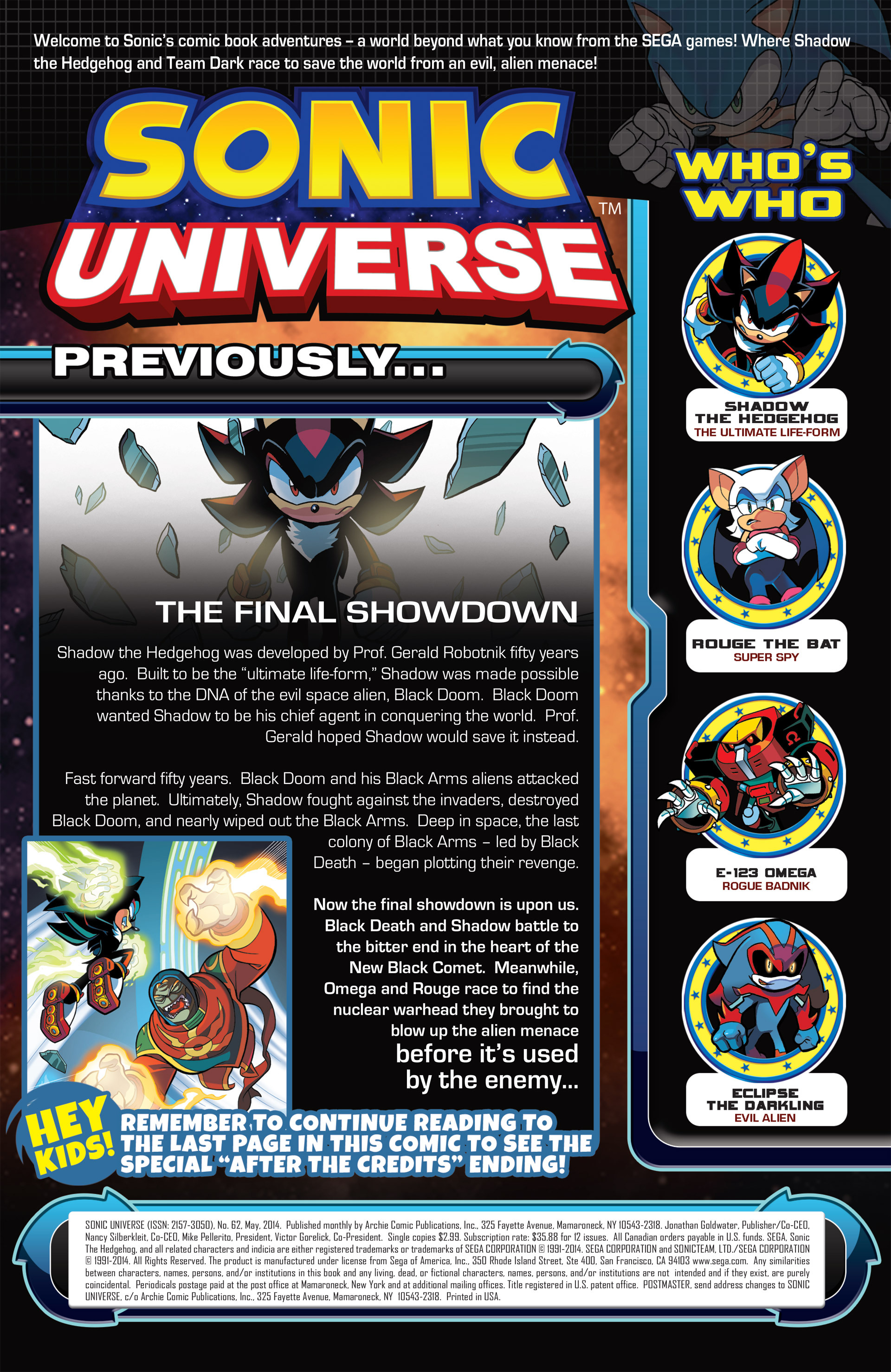 Read online Sonic Universe comic -  Issue #62 - 2
