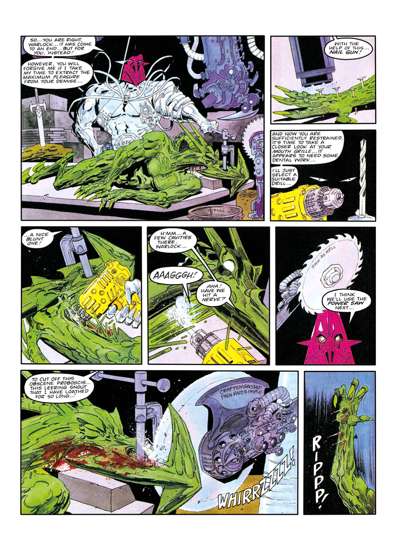 Read online Nemesis The Warlock comic -  Issue # TPB Deviant Edition - 233