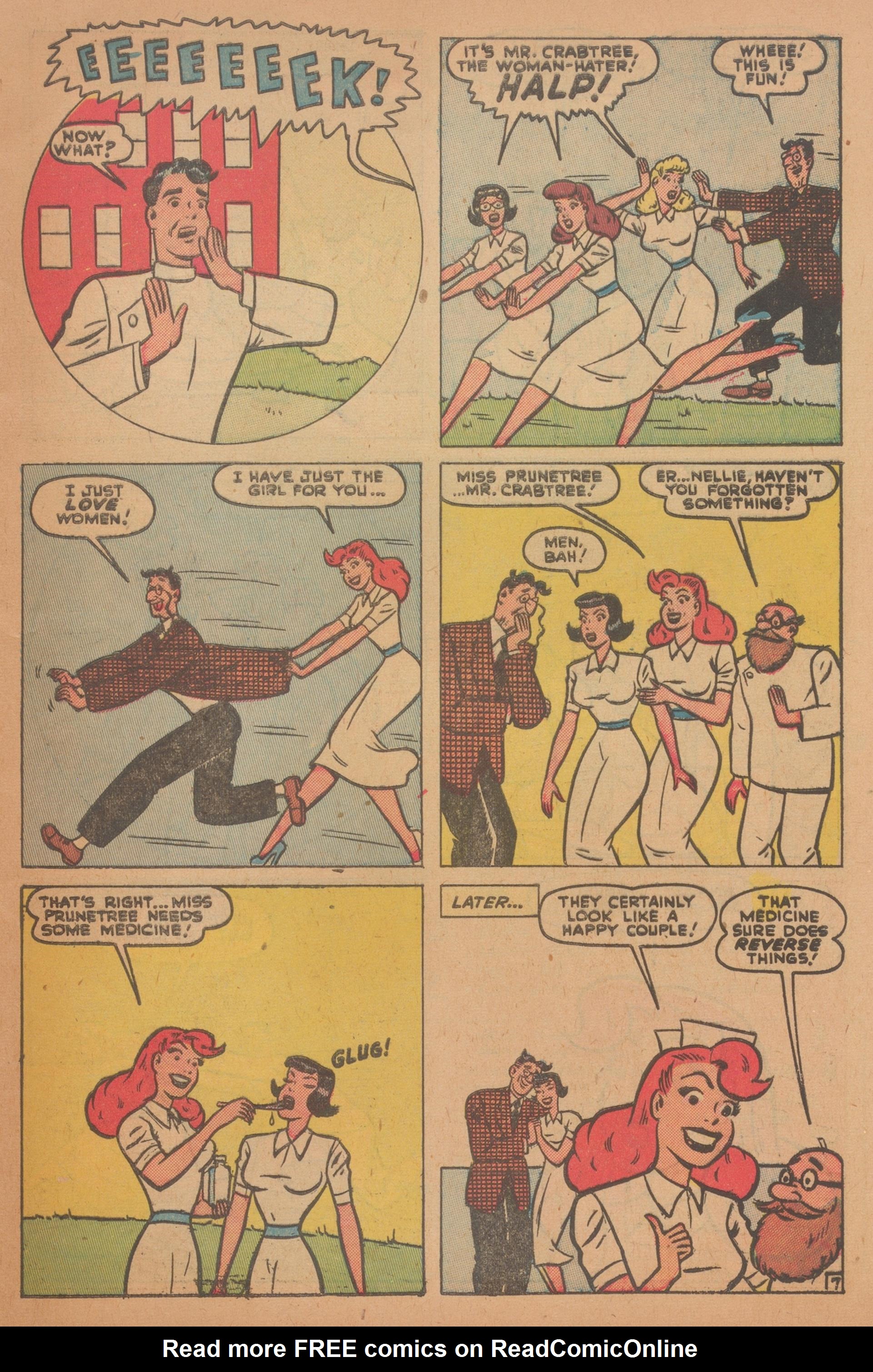 Read online Nellie The Nurse (1945) comic -  Issue #26 - 9