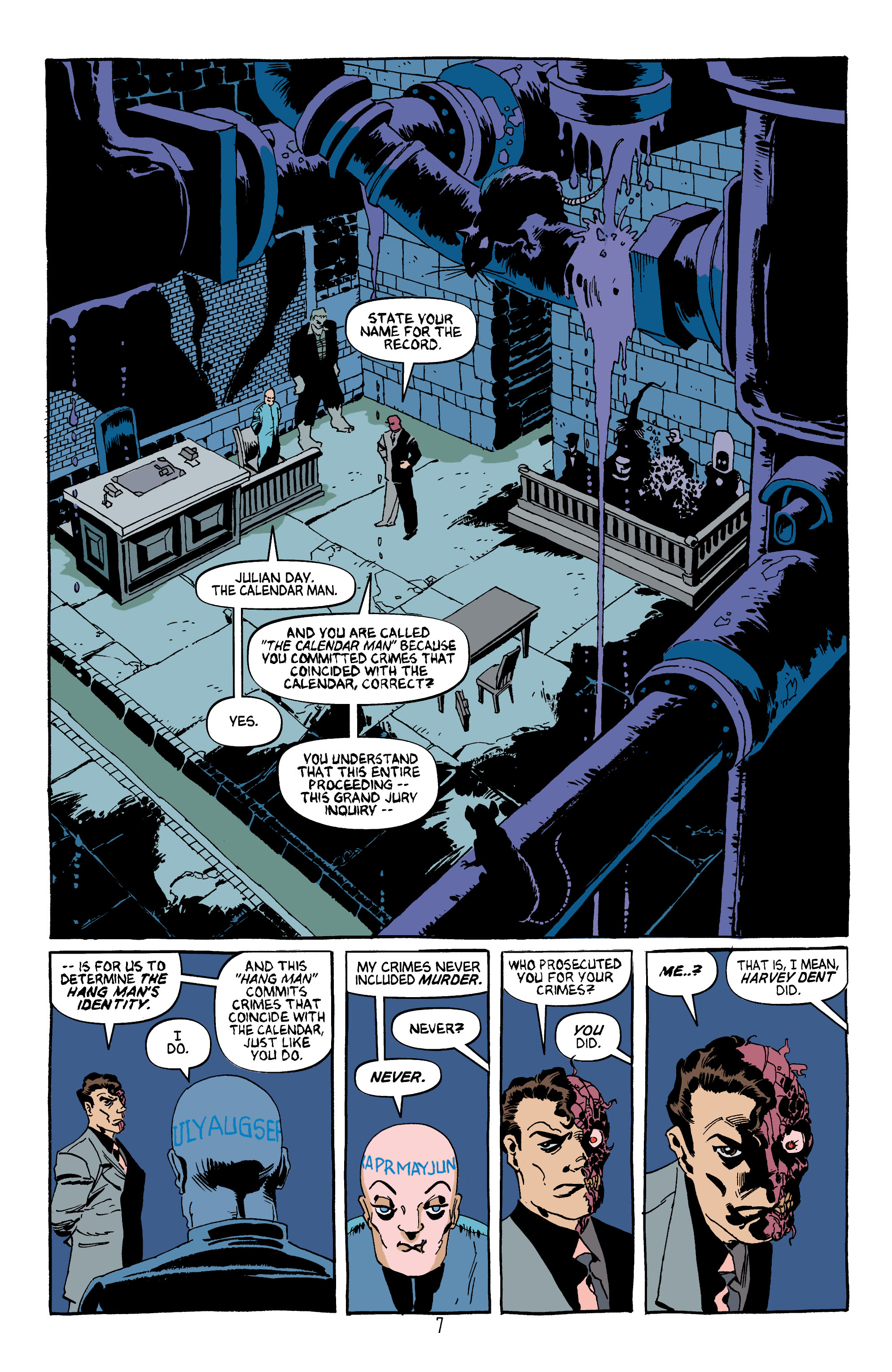 Read online Batman: Dark Victory (1999) comic -  Issue #7 - 8