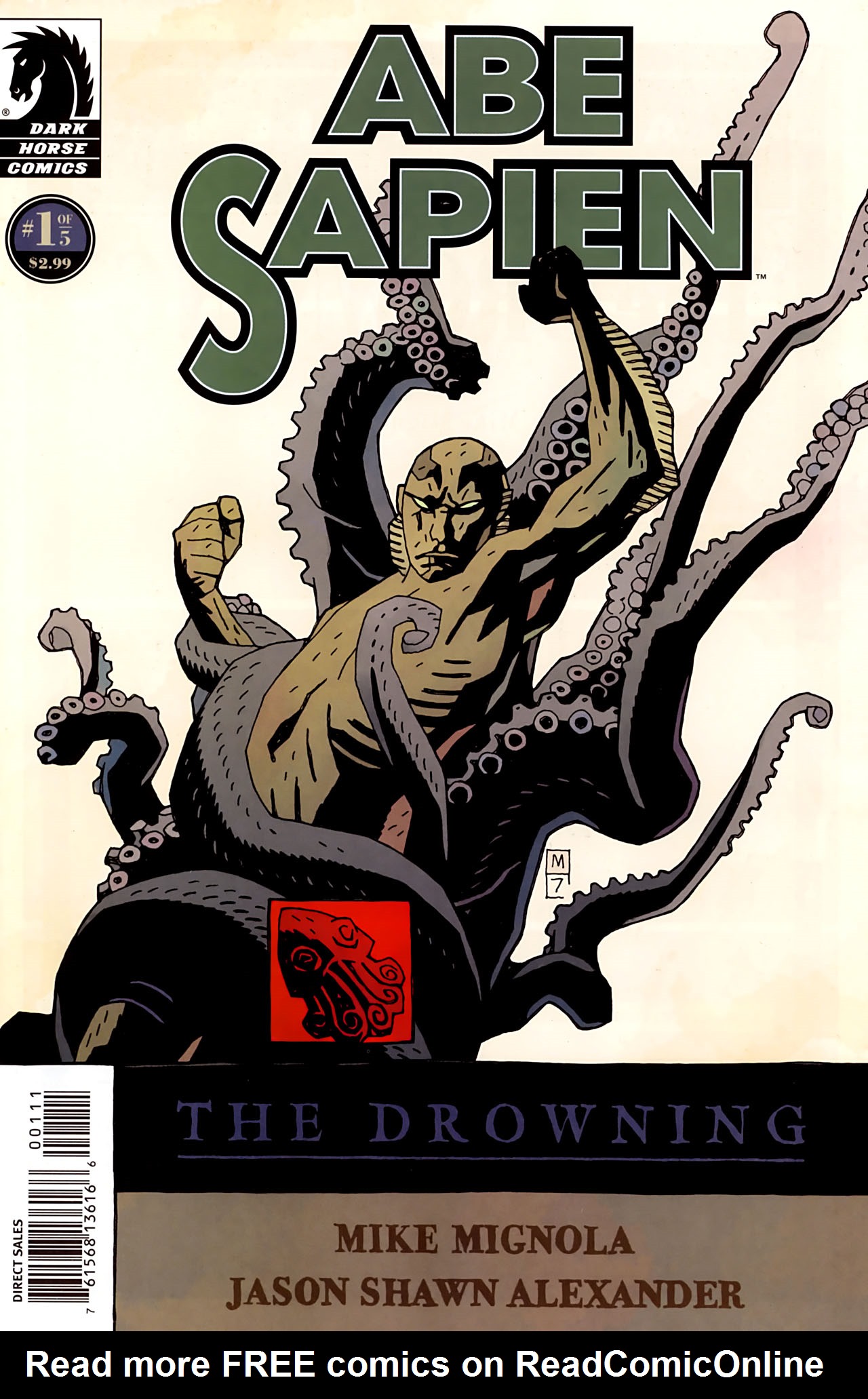 Read online Abe Sapien: The Drowning comic -  Issue #1 - 1