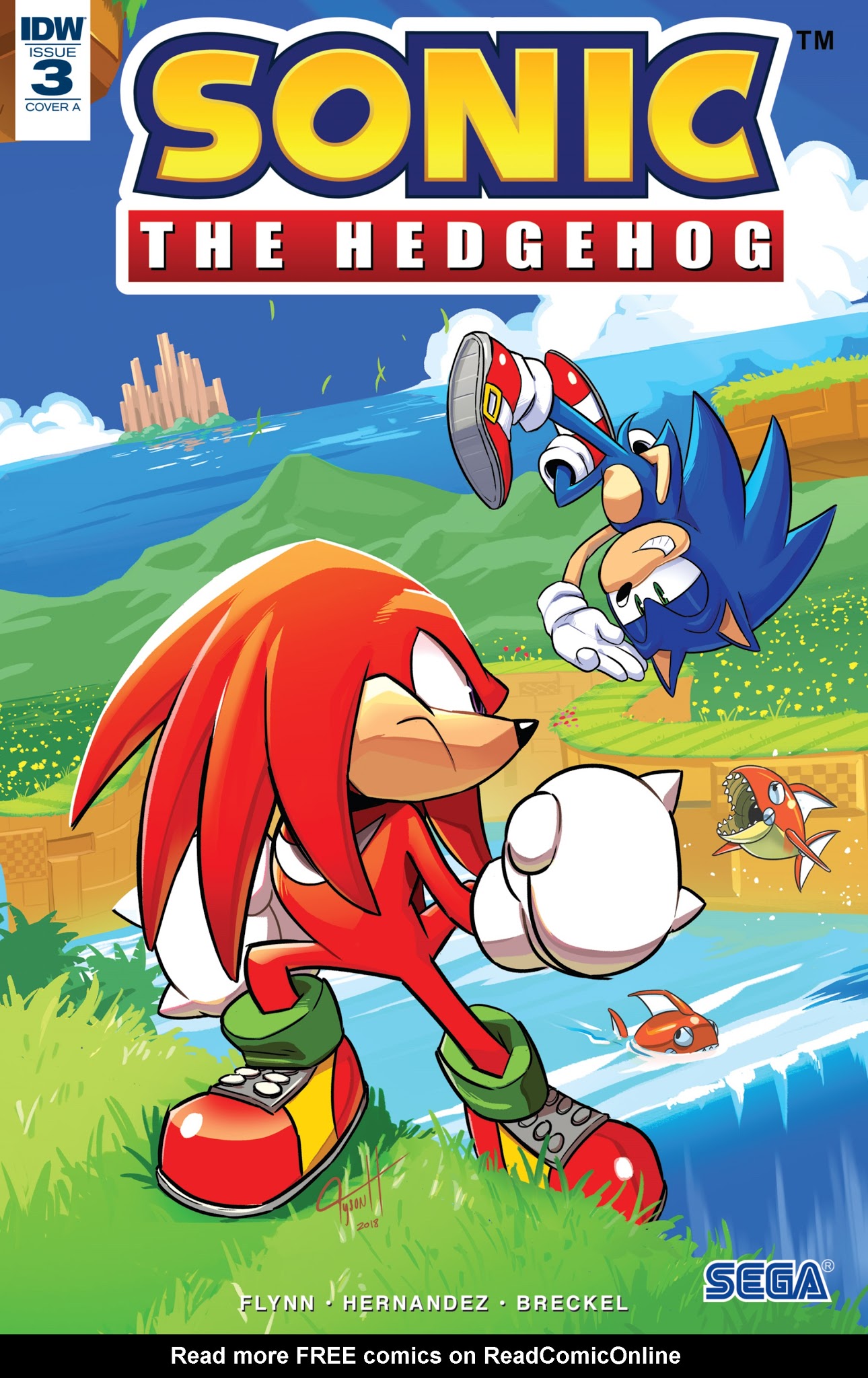 Read online Sonic the Hedgehog (2018) comic -  Issue #3 - 1