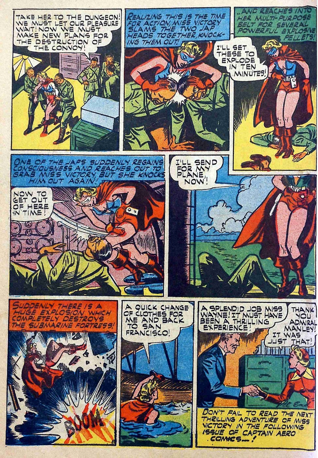 Captain Aero Comics issue 24 - Page 16
