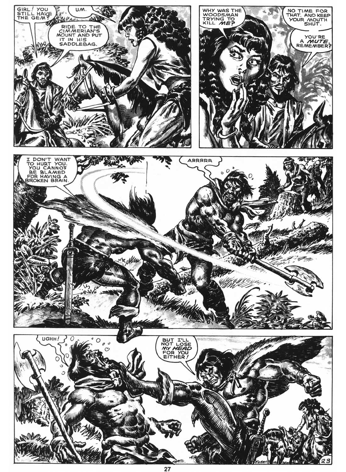 Read online The Savage Sword Of Conan comic -  Issue #158 - 29