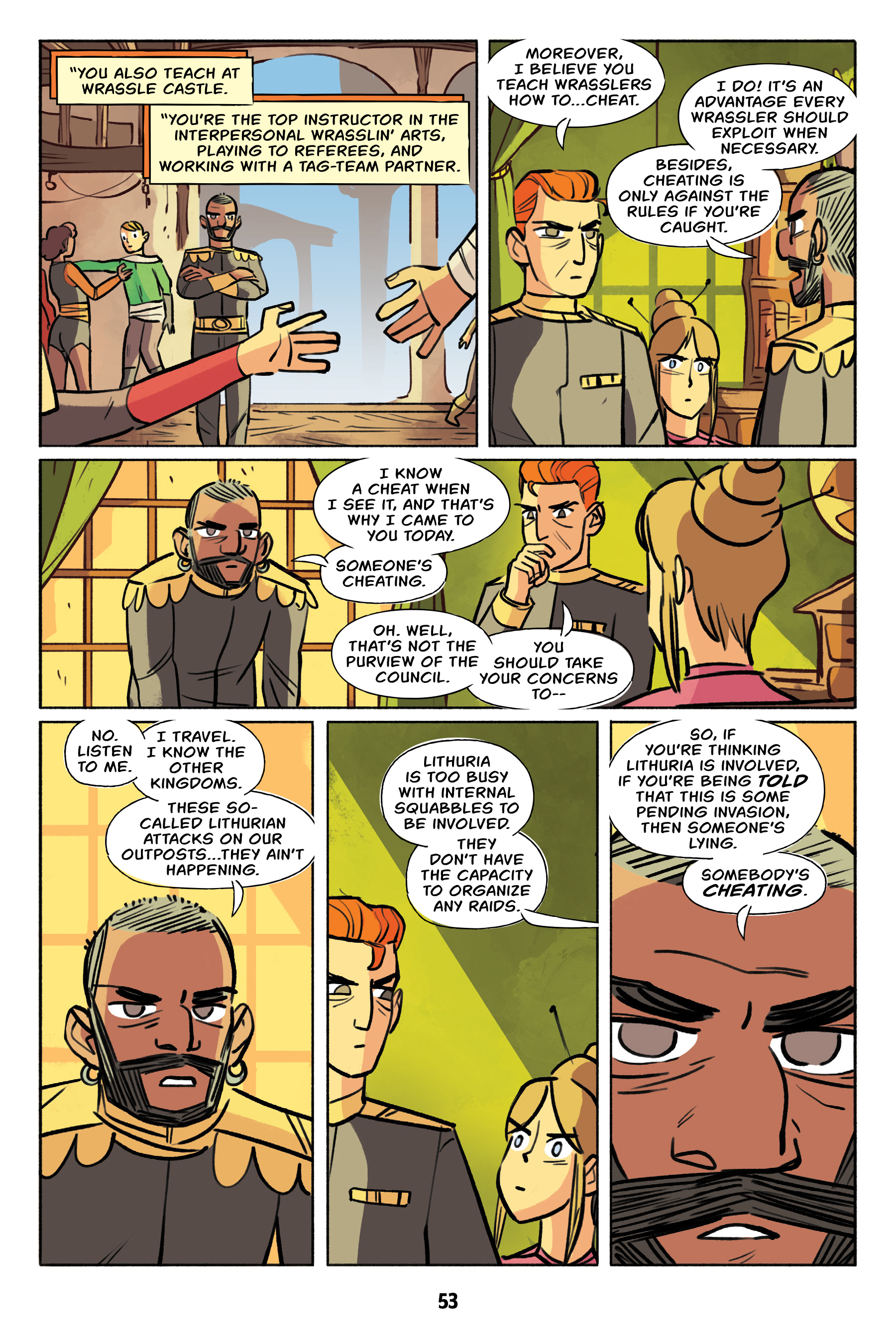 Read online Wrassle Castle comic -  Issue #2 - 53