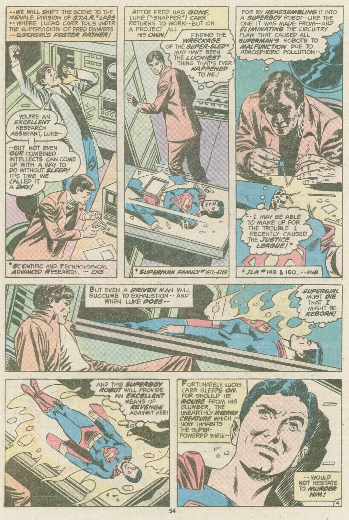 Read online The Superman Family comic -  Issue #194 - 54