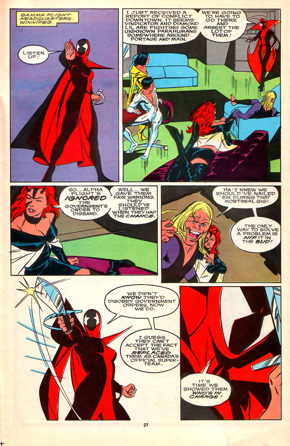 Read online Alpha Flight (1983) comic -  Issue #79 - 23