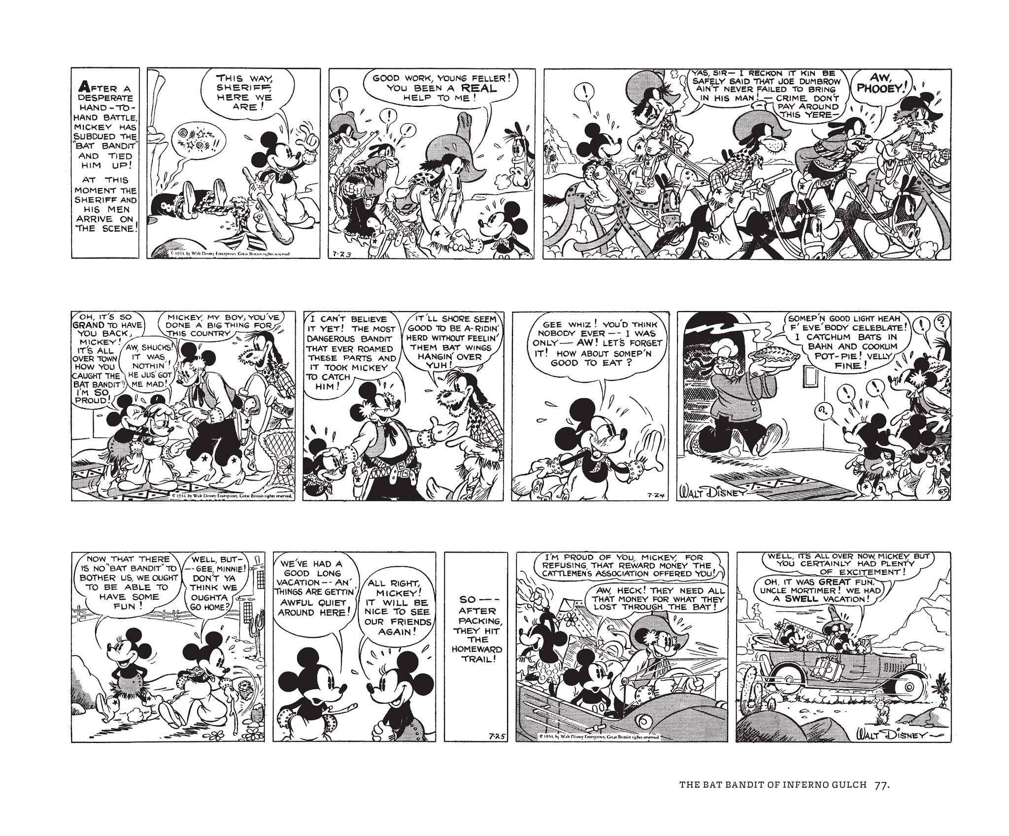 Read online Walt Disney's Mickey Mouse by Floyd Gottfredson comic -  Issue # TPB 3 (Part 1) - 77