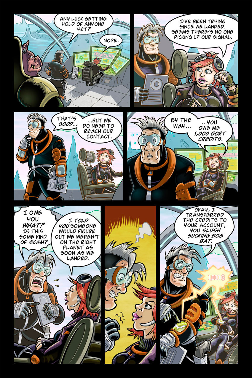 Read online Space Junkies comic -  Issue #1 - 23