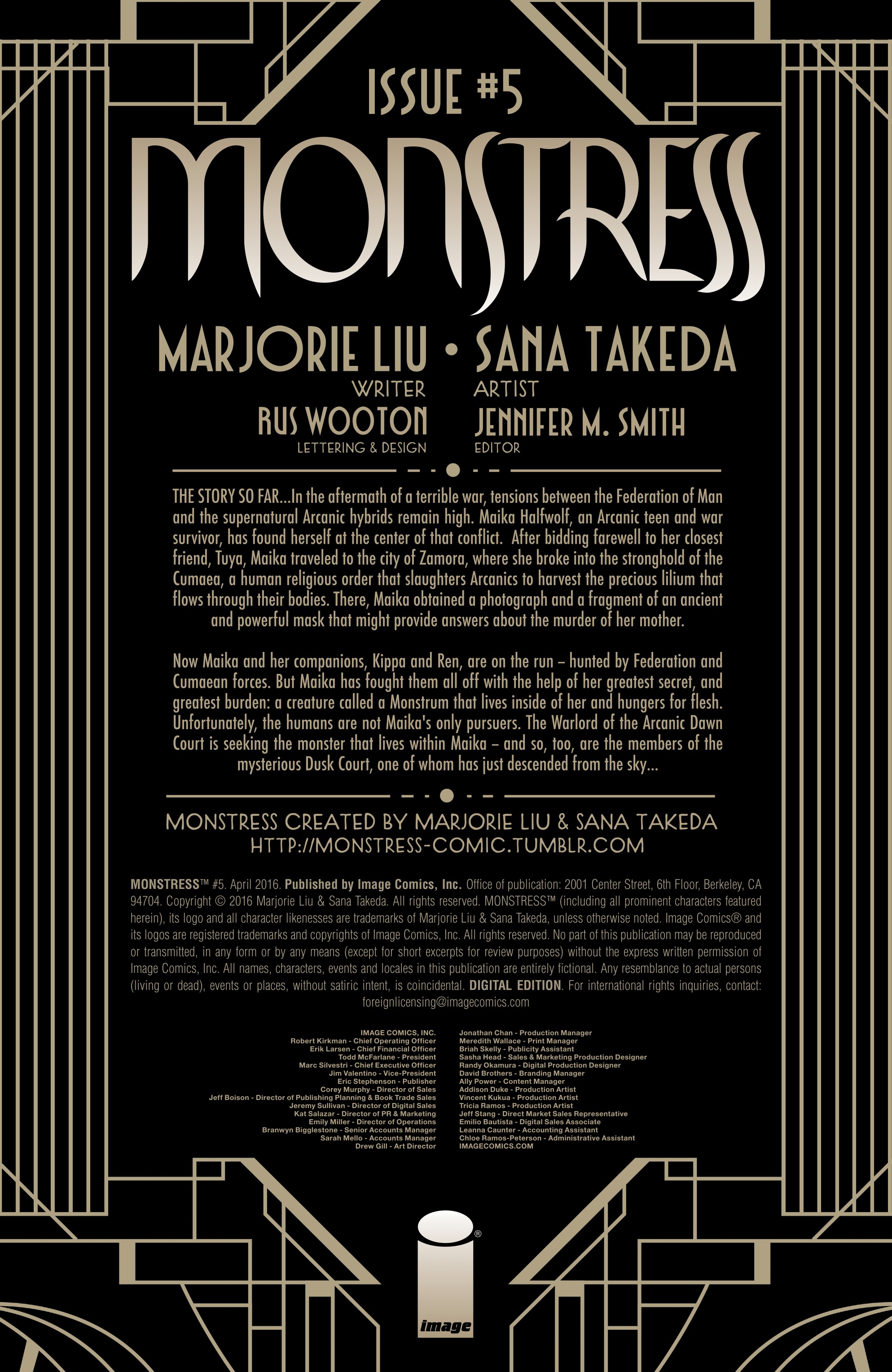 Read online Monstress comic -  Issue #5 - 2