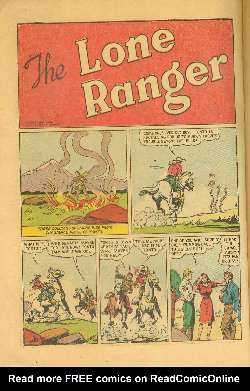 Read online The Lone Ranger (1948) comic -  Issue #28 - 30