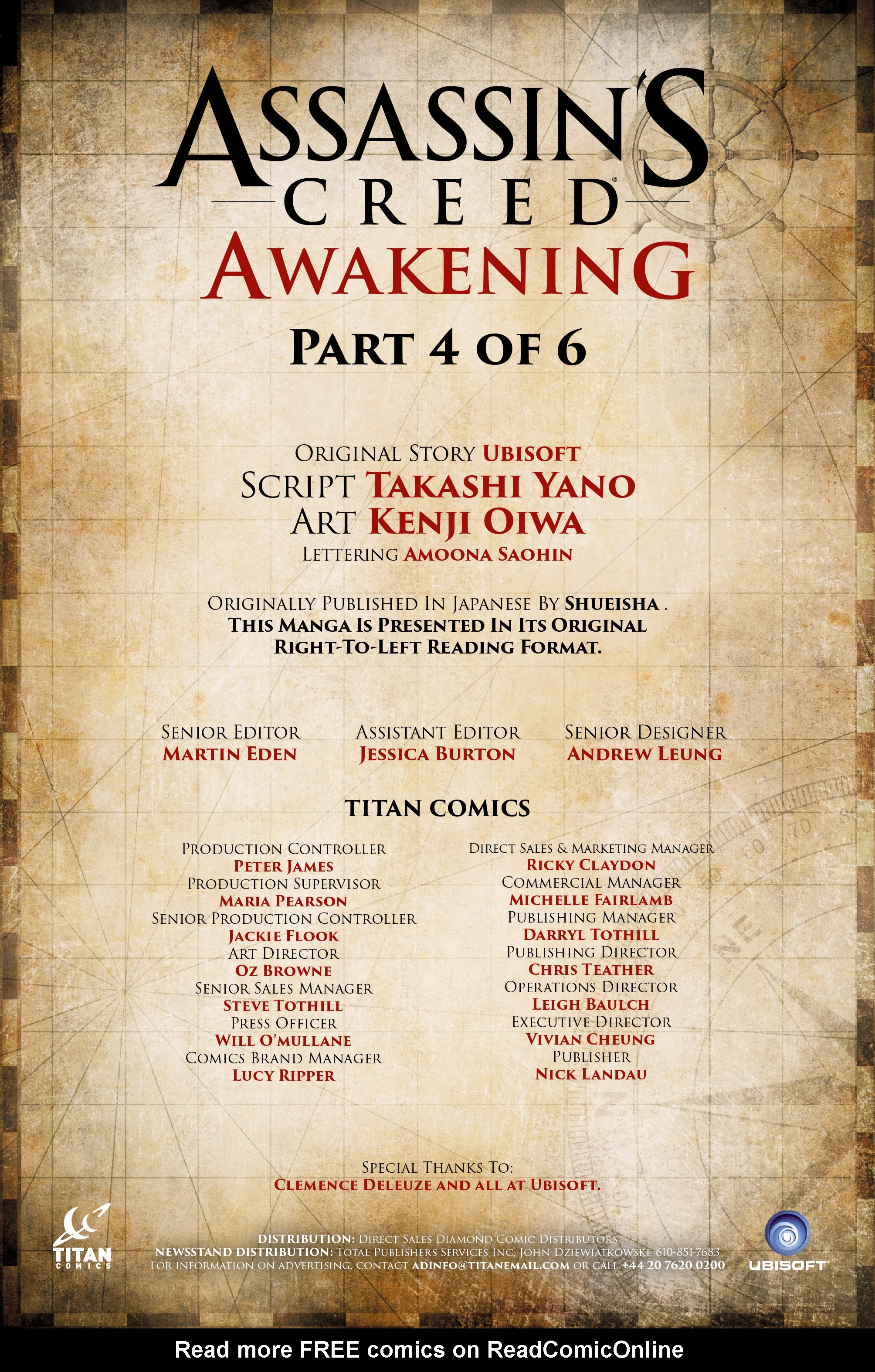 Read online Assassin's Creed: Awakening comic -  Issue #4 - 4