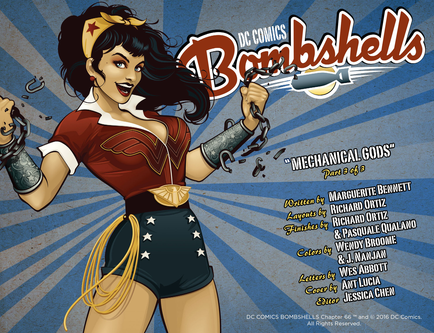 Read online DC Comics: Bombshells comic -  Issue #66 - 2