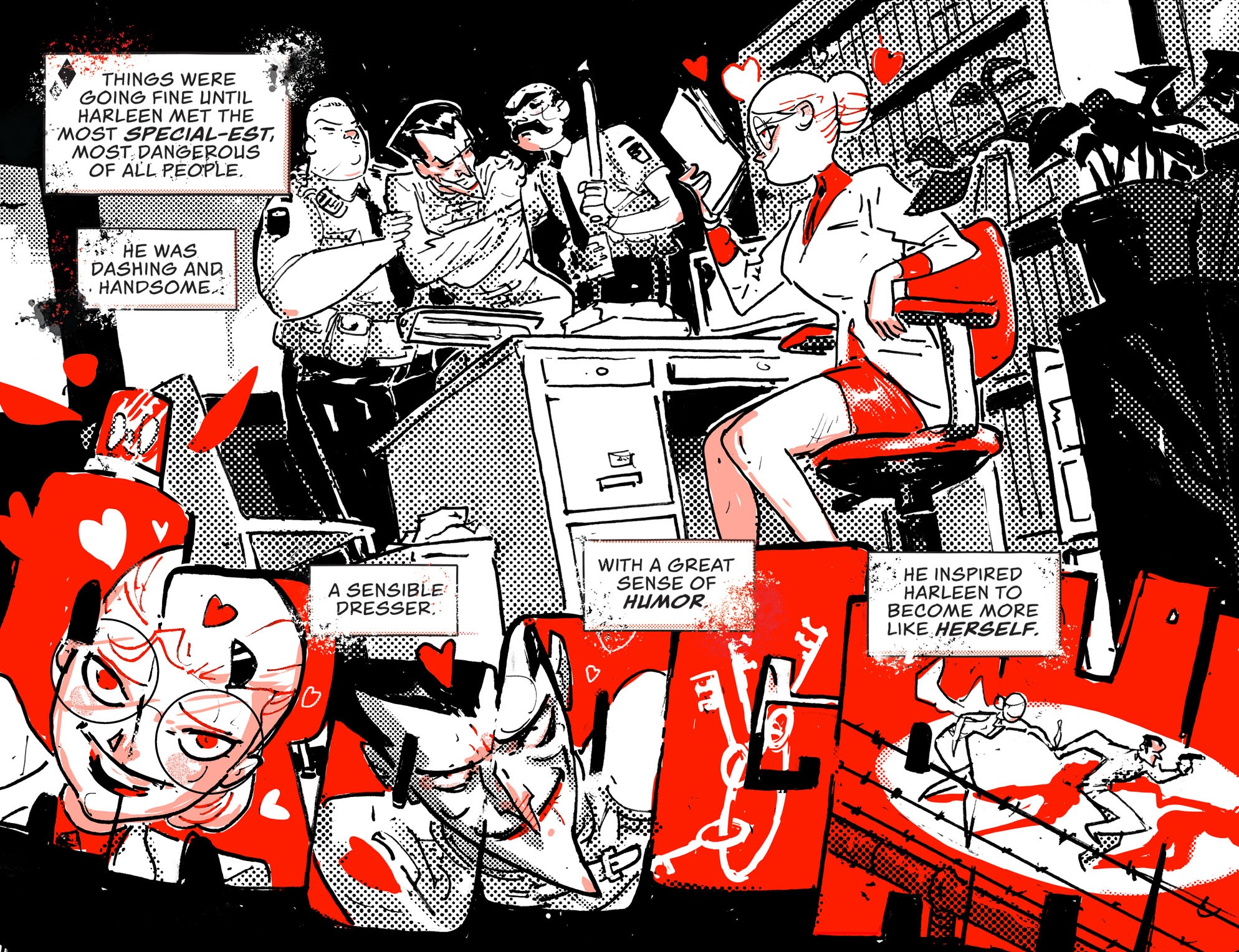 Read online Harley Quinn Black   White   Red comic -  Issue #5 - 8