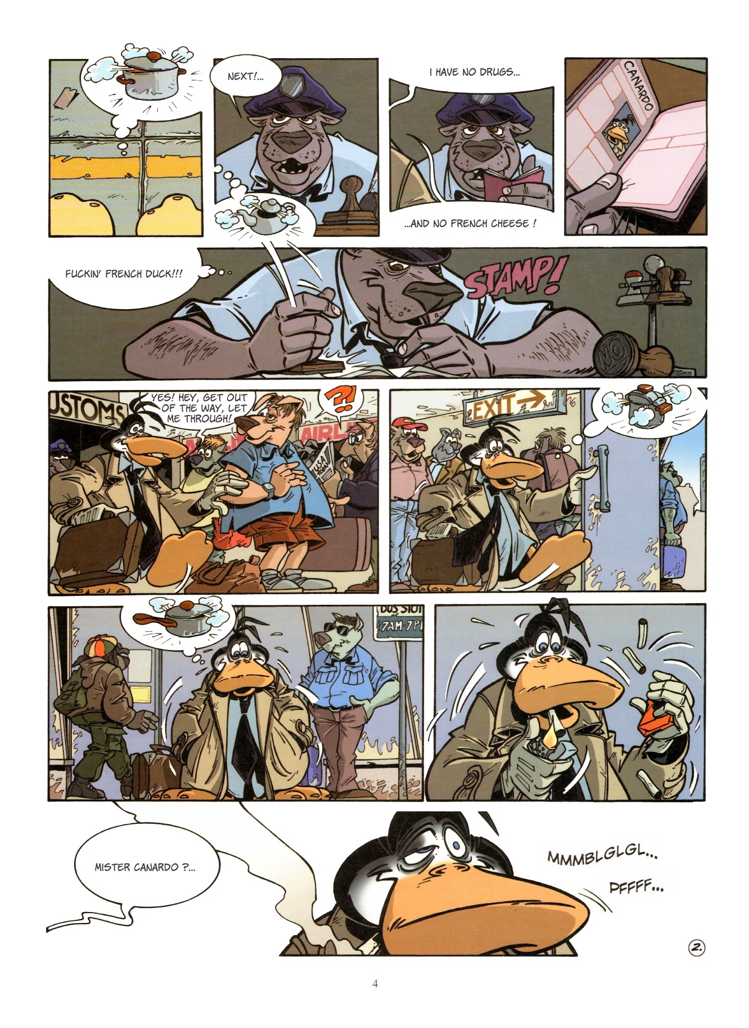 Read online Une enquête de l'inspecteur Canardo comic -  Issue #12 - 5