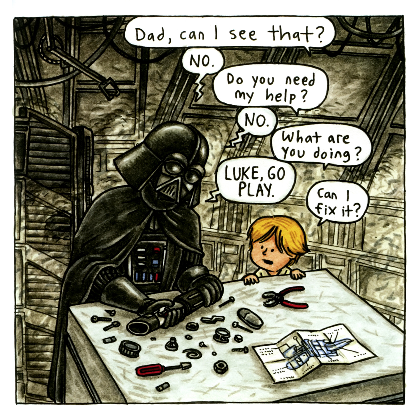 Read online Star Wars: Darth Vader and Son comic -  Issue # TPB - 54