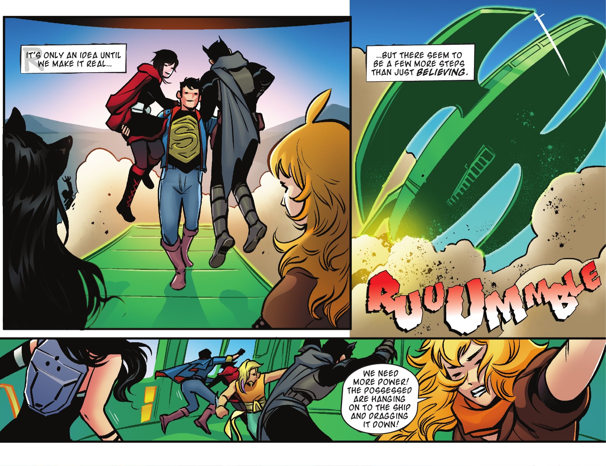 Read online RWBY/Justice League comic -  Issue #8 - 21