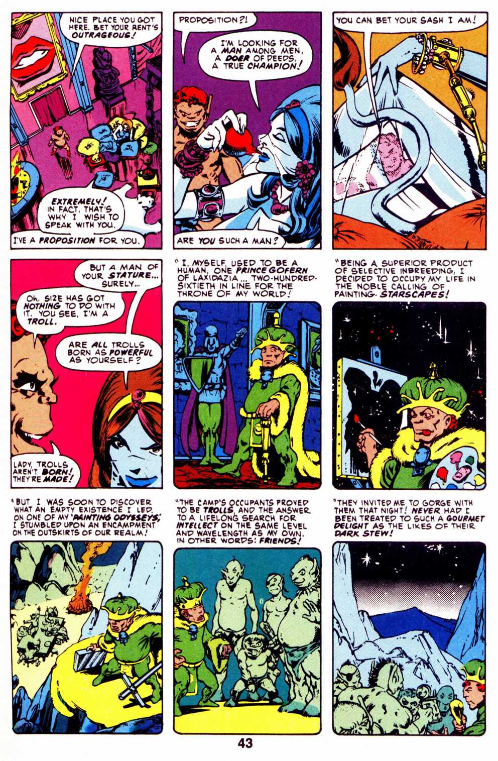 Read online Warlock (1982) comic -  Issue #3 - 43