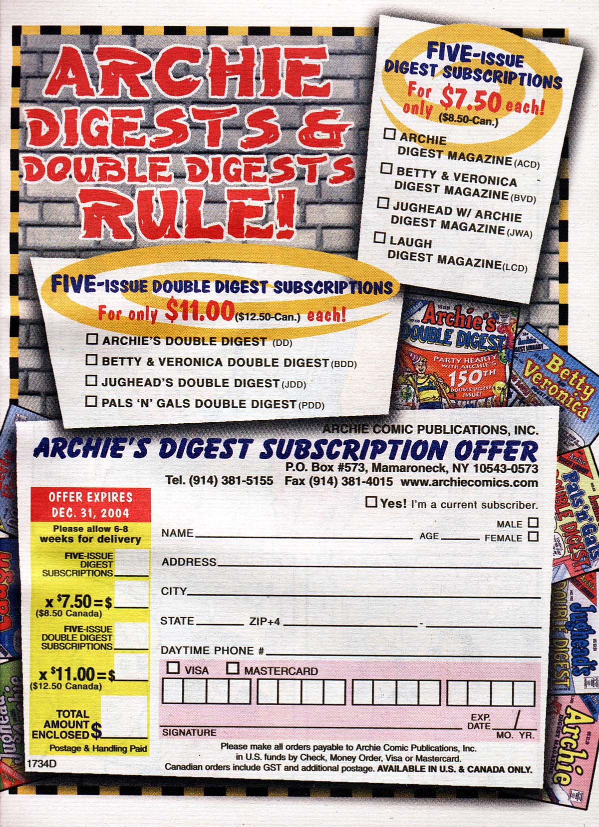 Read online Jughead's Double Digest Magazine comic -  Issue #107 - 144