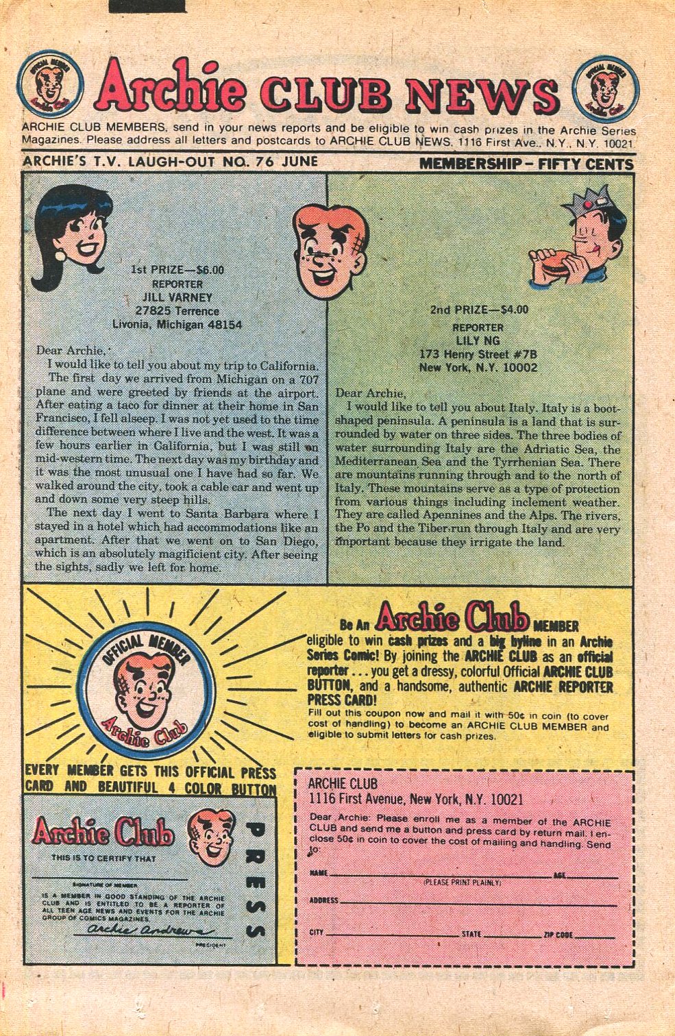 Read online Archie's TV Laugh-Out comic -  Issue #76 - 26
