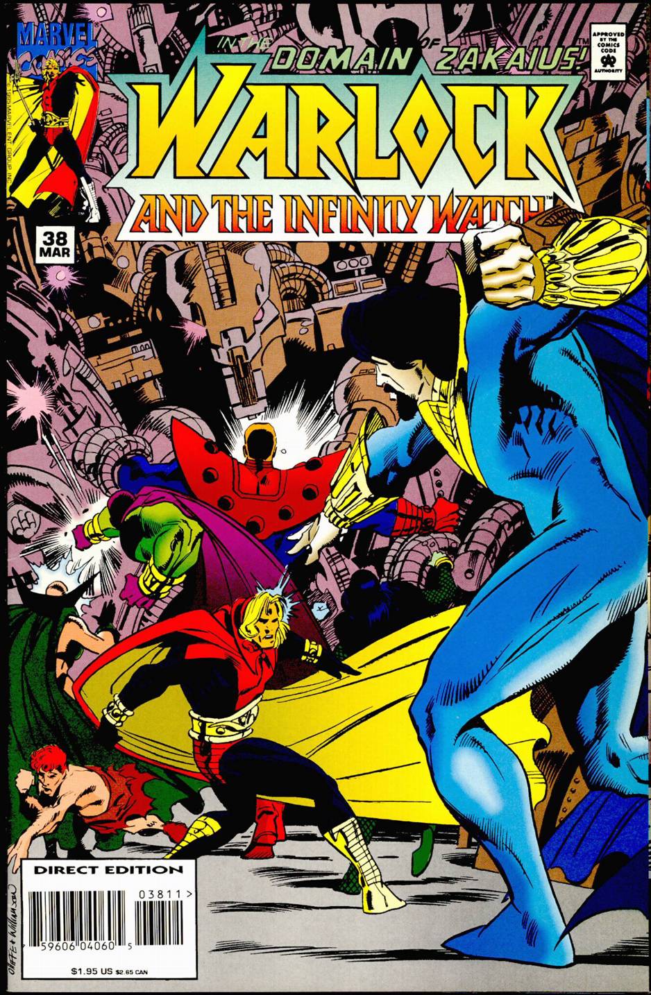Read online Warlock and the Infinity Watch comic -  Issue #38 - 1