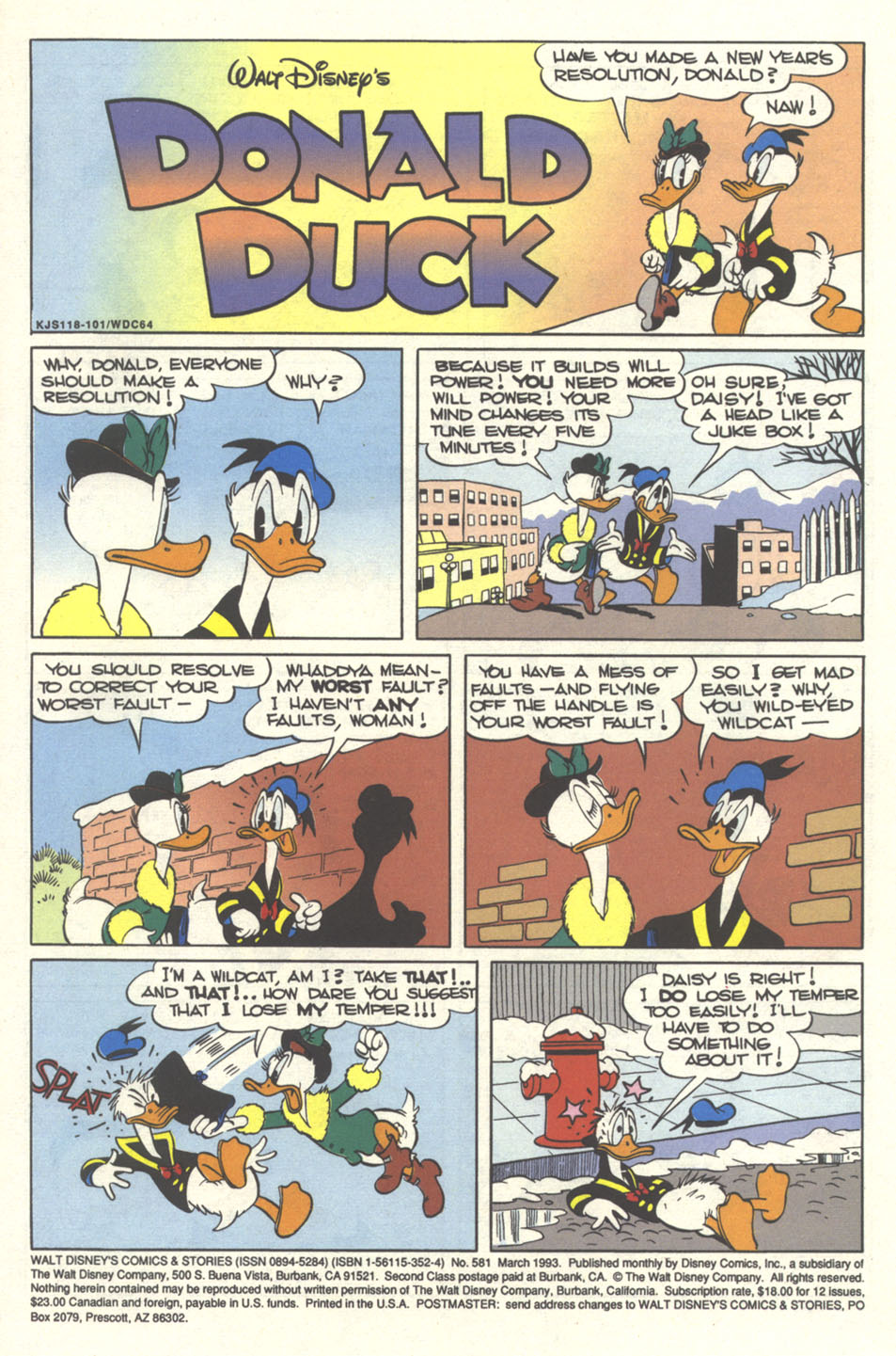 Read online Walt Disney's Comics and Stories comic -  Issue #581 - 2