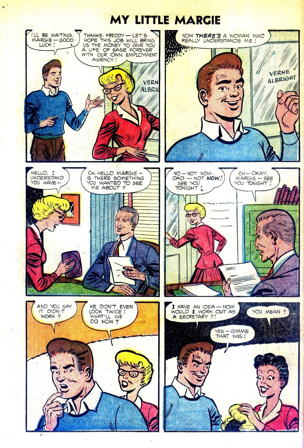 Read online My Little Margie (1954) comic -  Issue #5 - 14