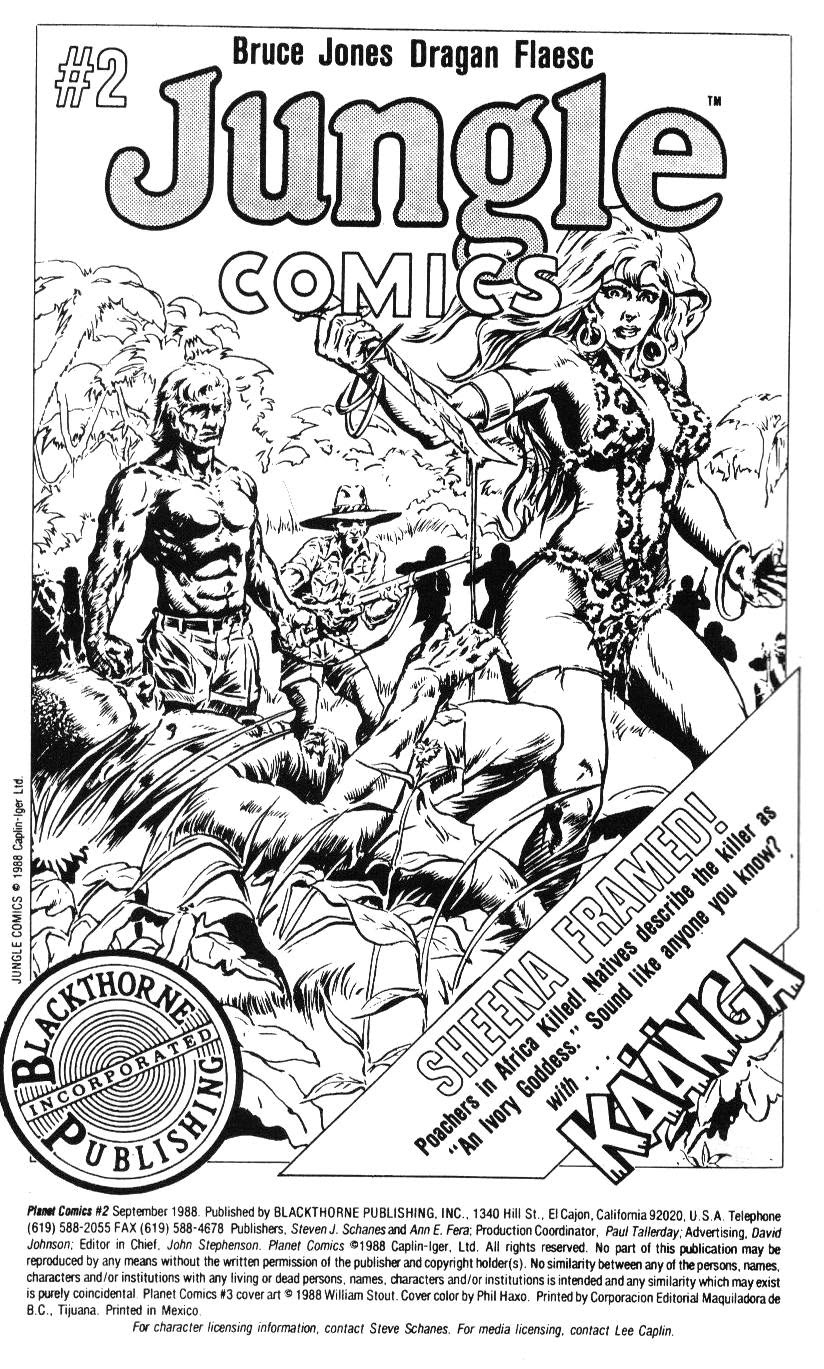 Read online Planet Comics (1988) comic -  Issue #2 - 2