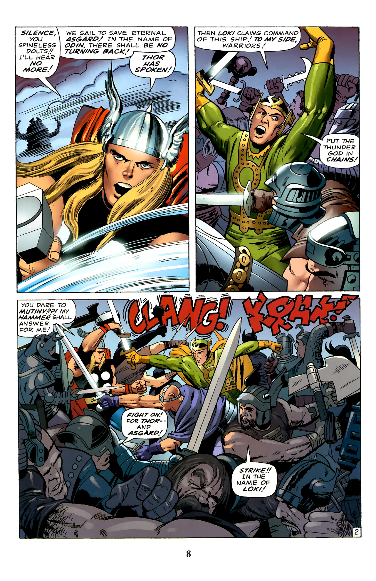 Read online Thor: Tales of Asgard by Stan Lee & Jack Kirby comic -  Issue #4 - 10