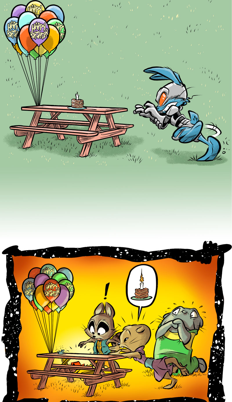 Read online Li'l Rocket Infinity Comic comic -  Issue #1 - 11