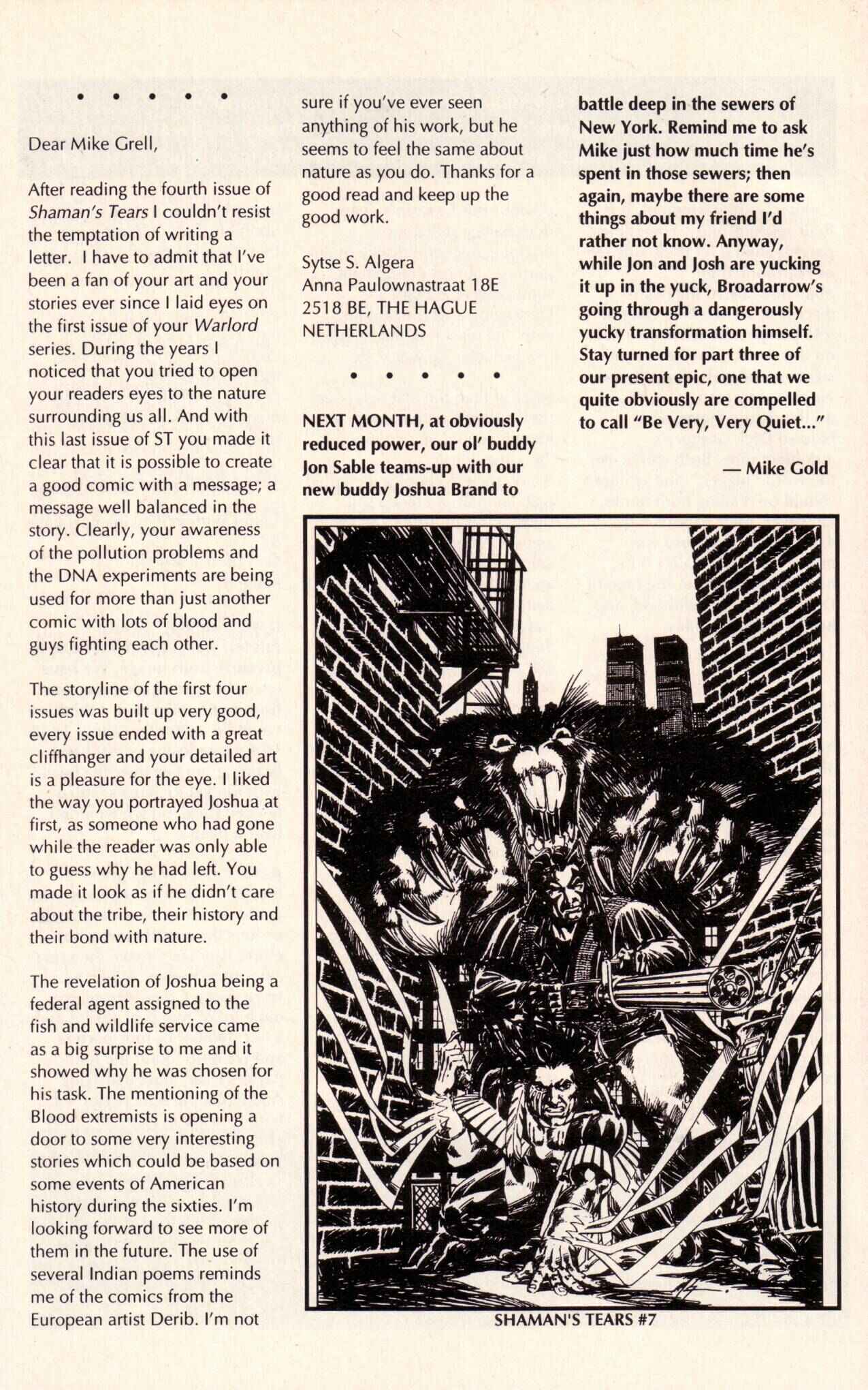 Read online Shaman's Tears comic -  Issue #6 - 23