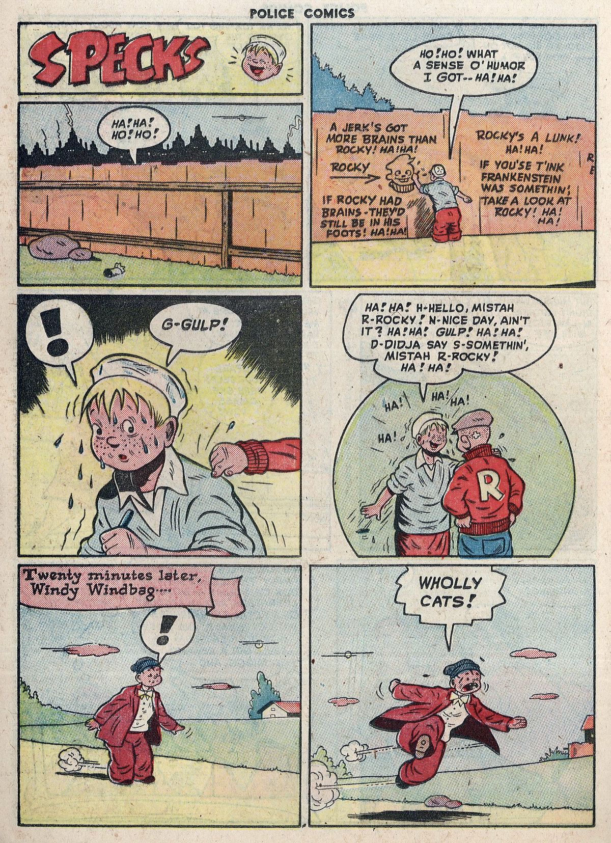 Read online Police Comics comic -  Issue #81 - 24