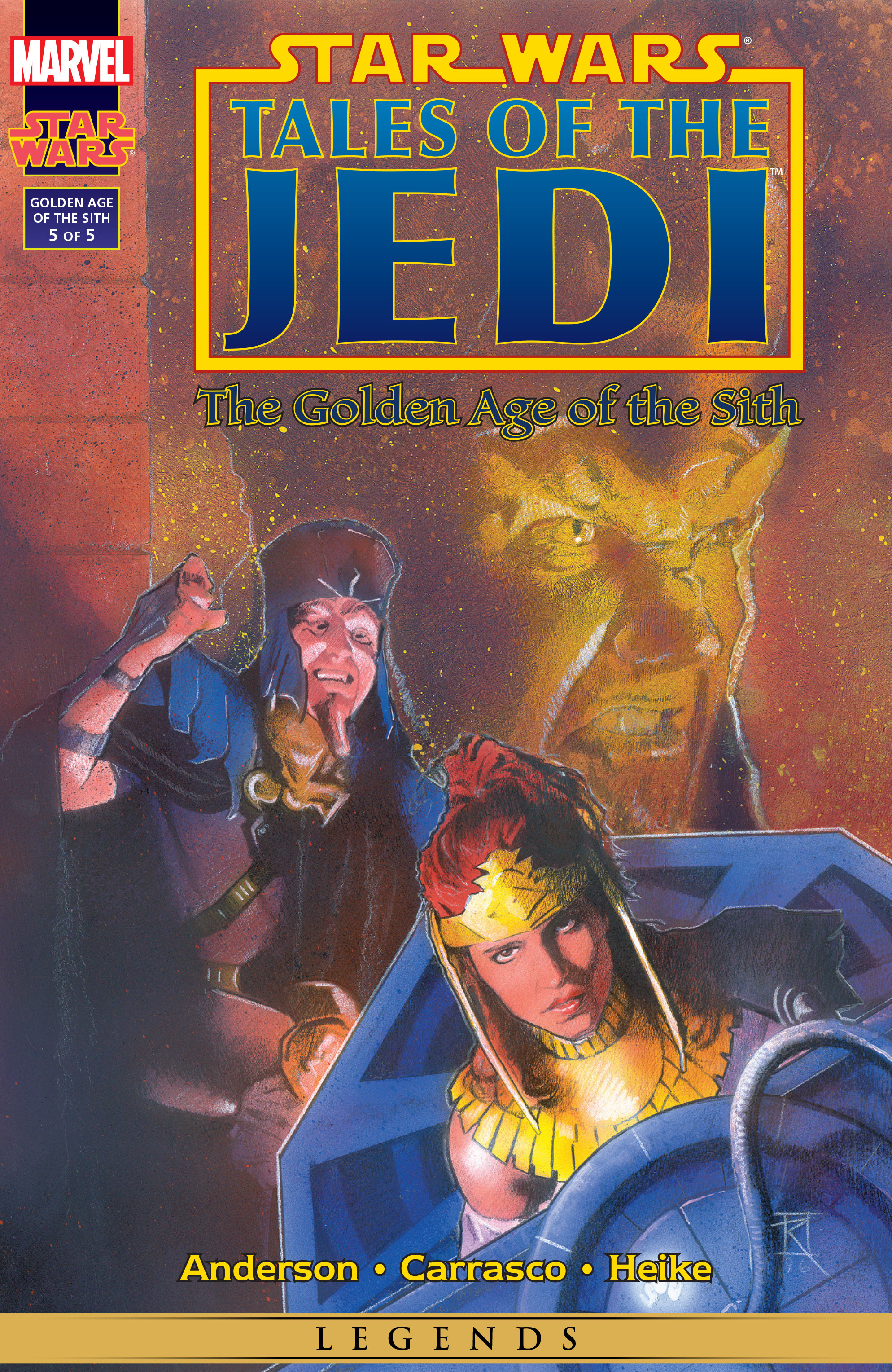 Read online Star Wars: Tales of the Jedi - The Golden Age of the Sith comic -  Issue #5 - 1