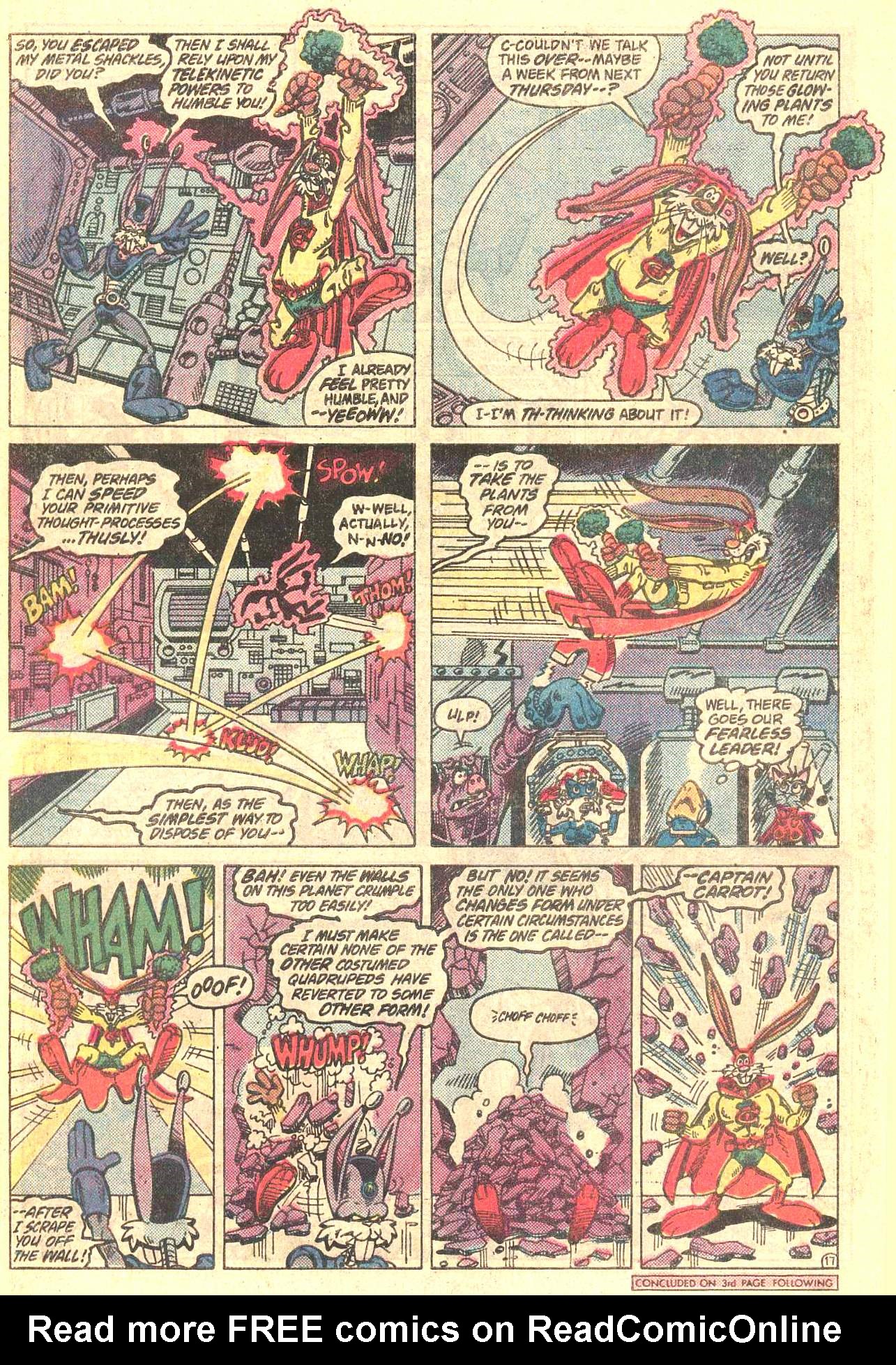 Read online Captain Carrot and His Amazing Zoo Crew! comic -  Issue #6 - 18
