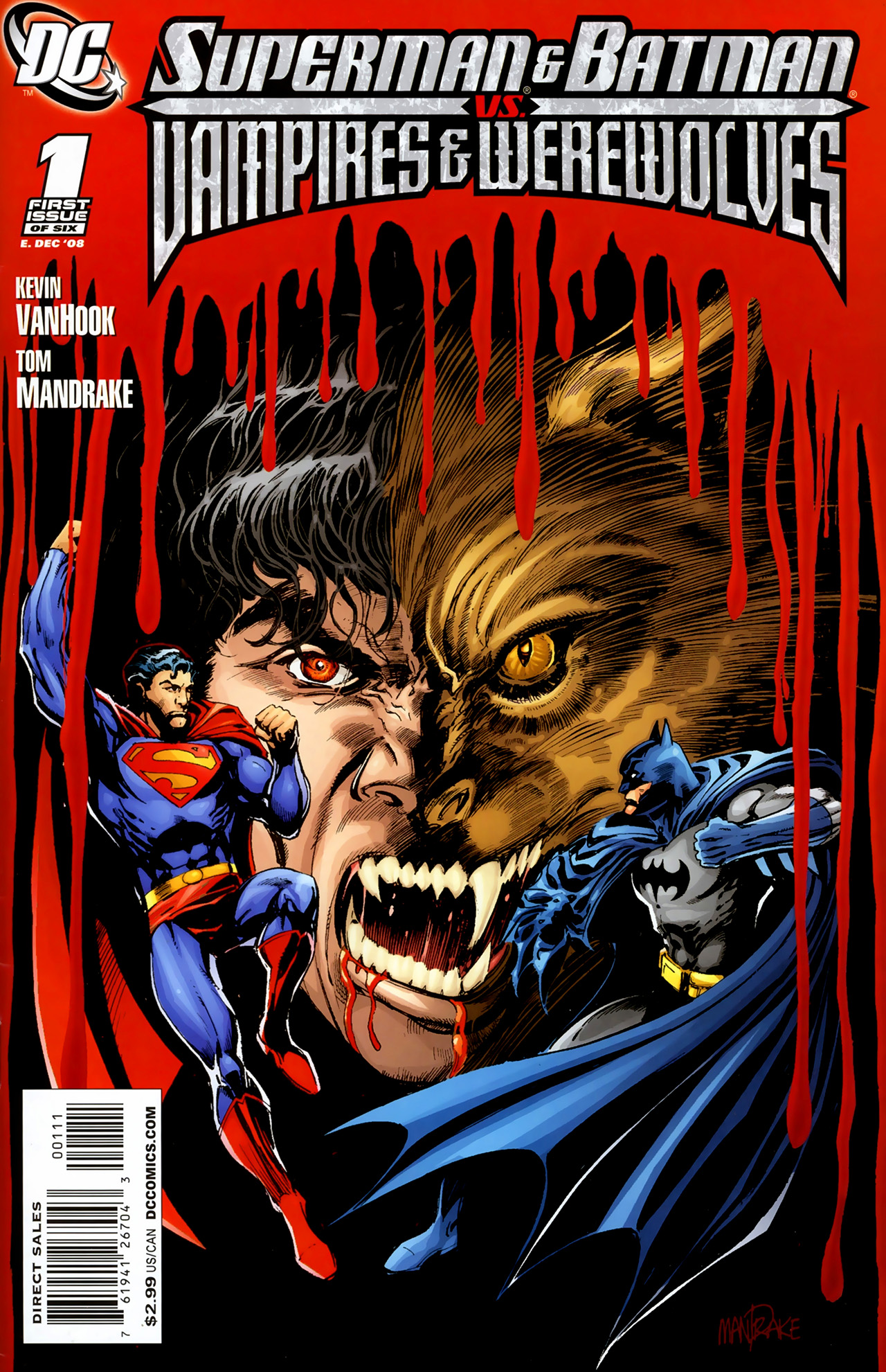 Read online Superman and Batman vs. Vampires and Werewolves comic -  Issue #1 - 1