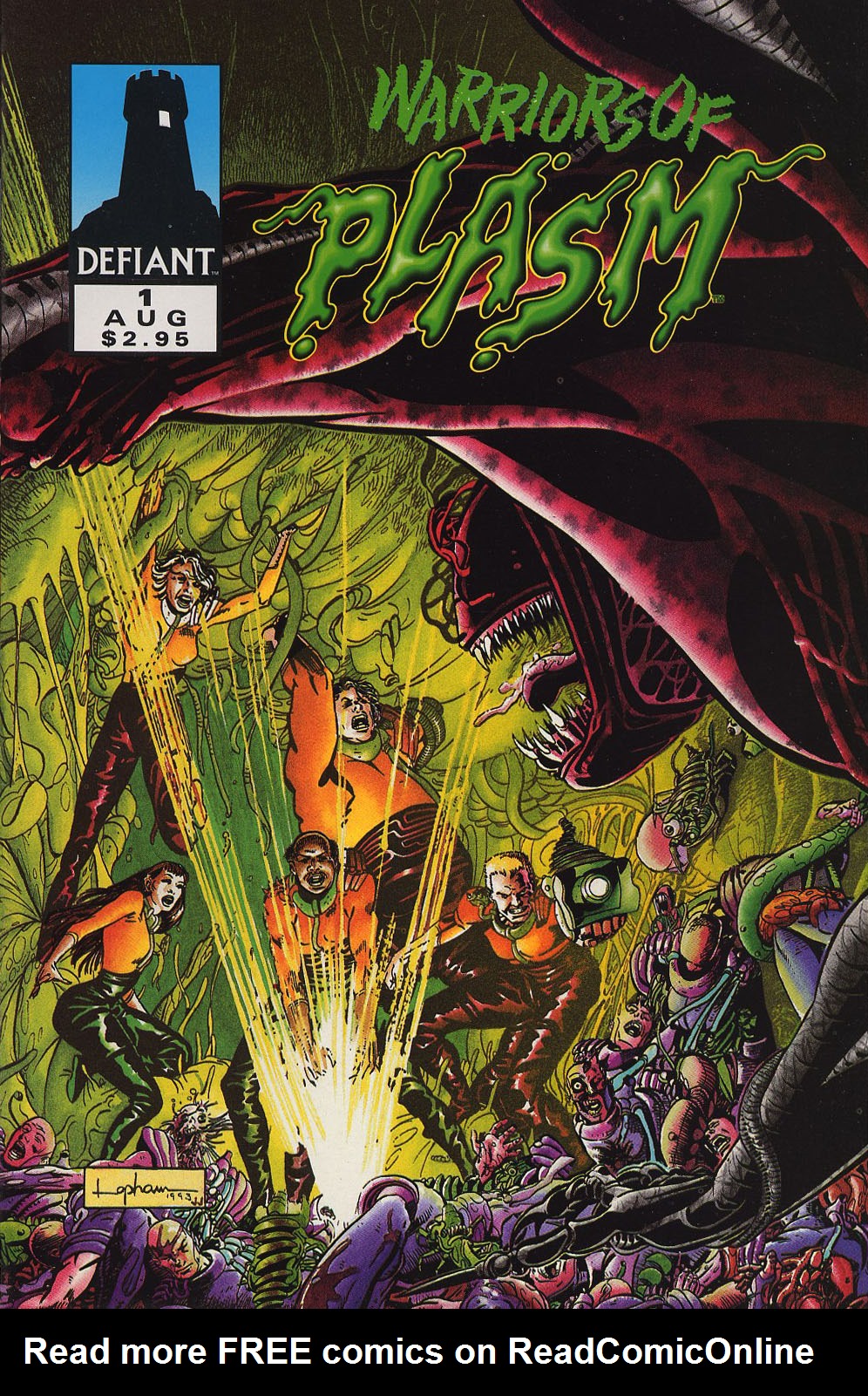 Read online Warriors of Plasm comic -  Issue #1 - 1
