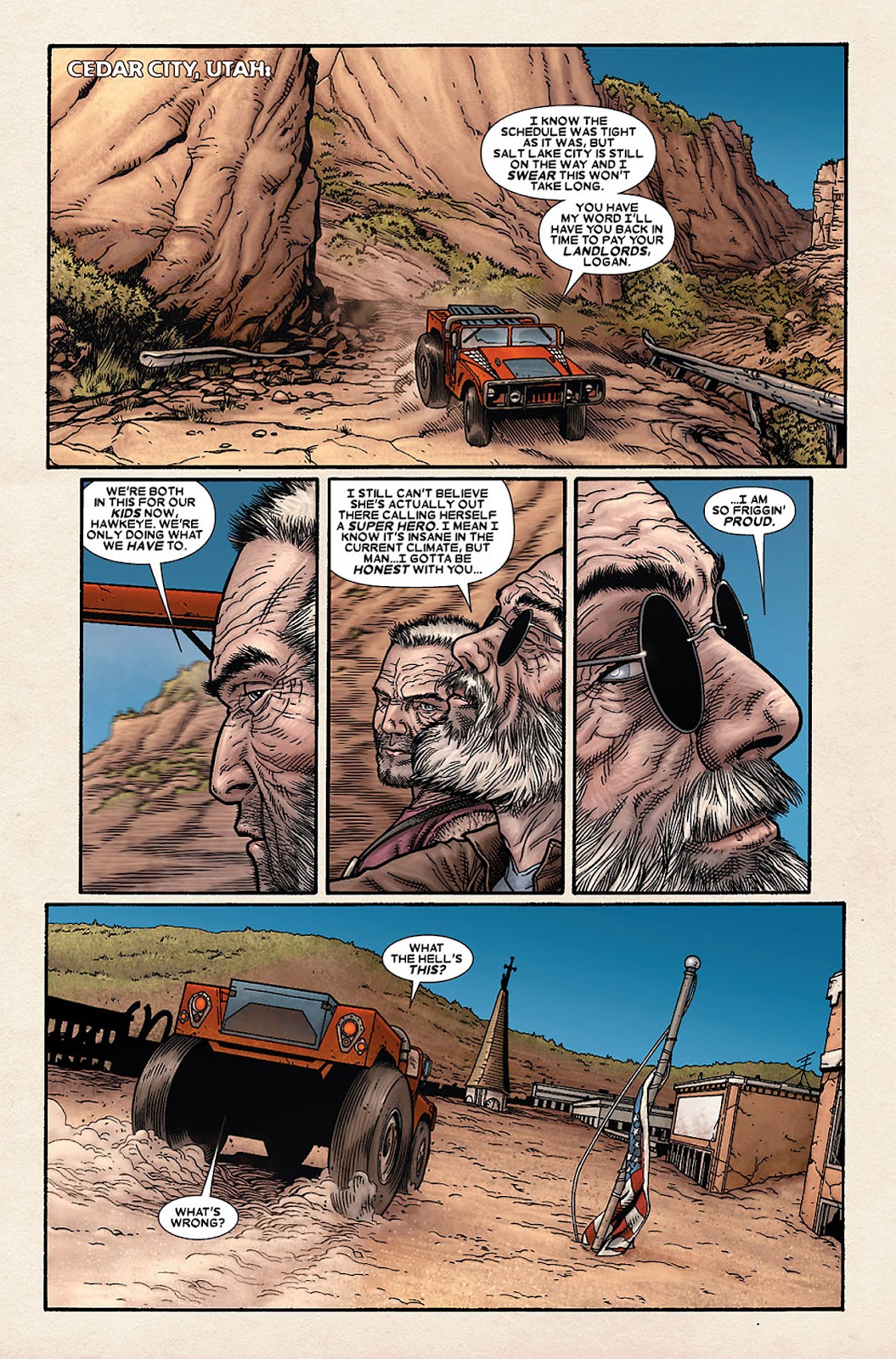 Wolverine: Old Man Logan issue Full - Page 54