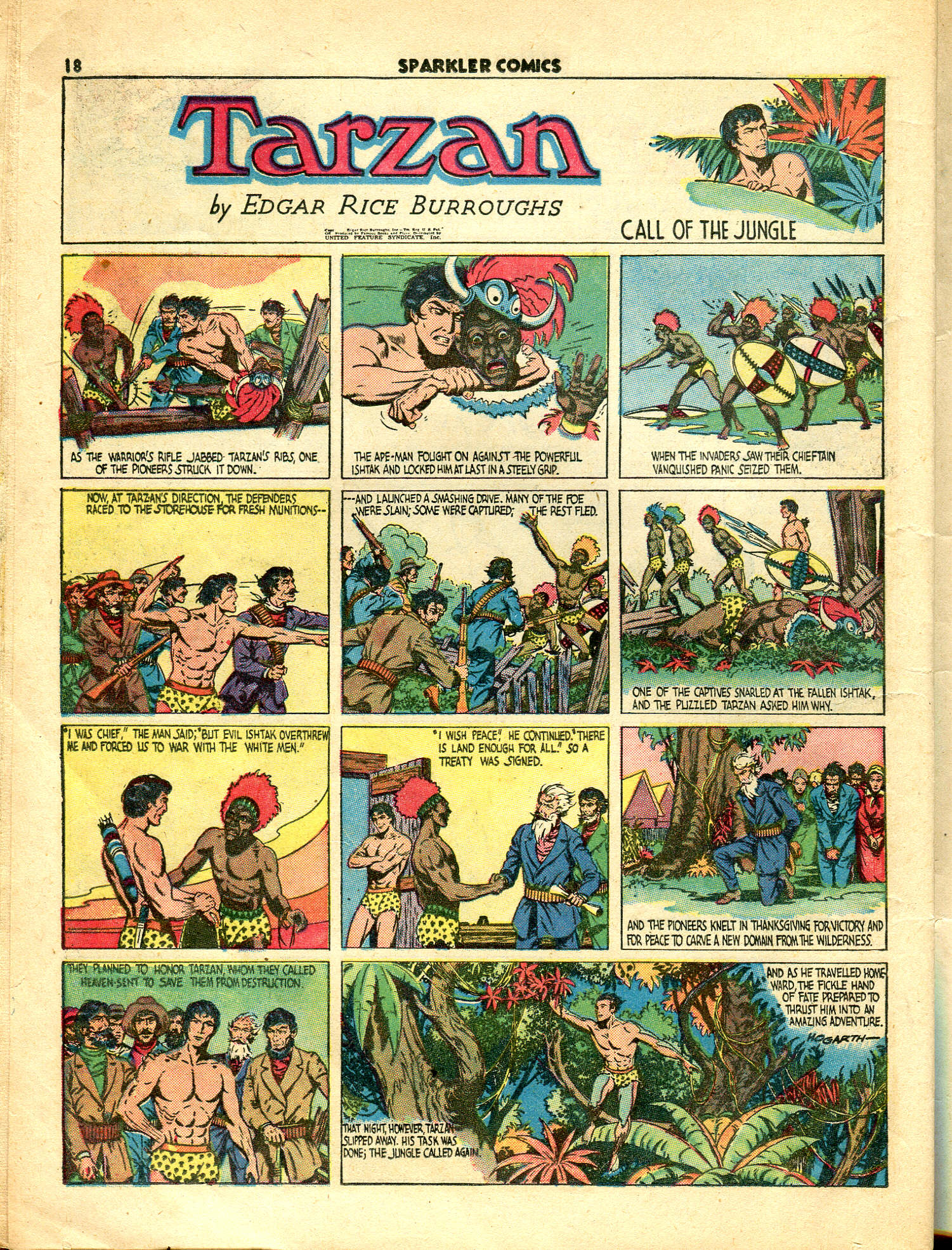 Read online Sparkler Comics comic -  Issue #7 - 20