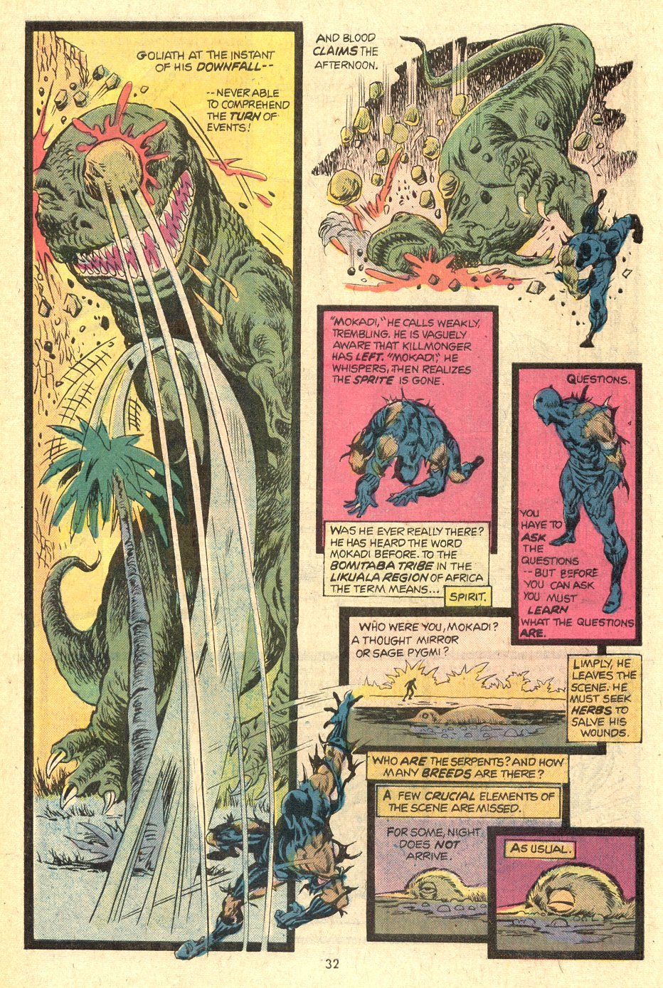 Read online Jungle Action (1972) comic -  Issue #14 - 34