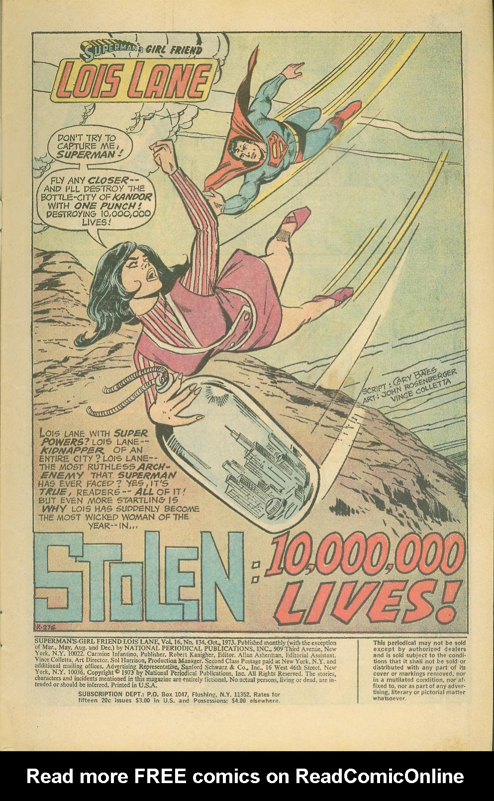 Read online Superman's Girl Friend, Lois Lane comic -  Issue #134 - 3