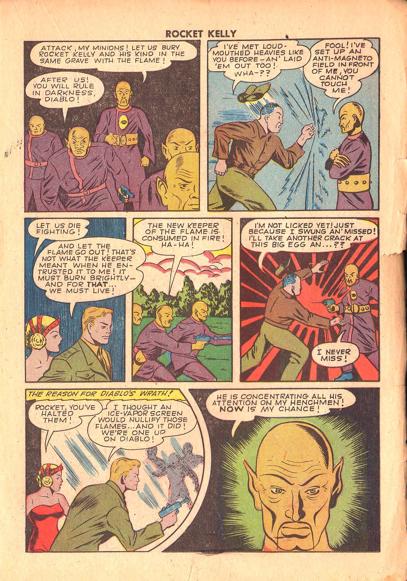 Read online Rocket Kelly (1945) comic -  Issue #1 - 19